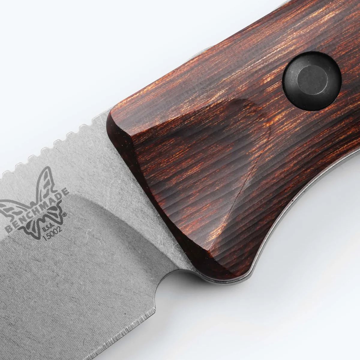 Benchmade Saddle Mountain Skinner  Stabilized Wood