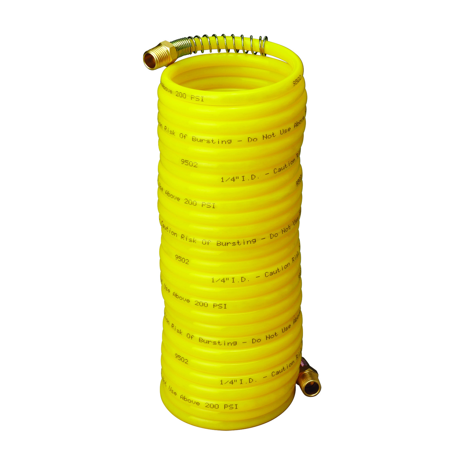 Amflo 25 ft. L X 1/4 in. D Nylon Recoil Air Hose 200 psi Yellow