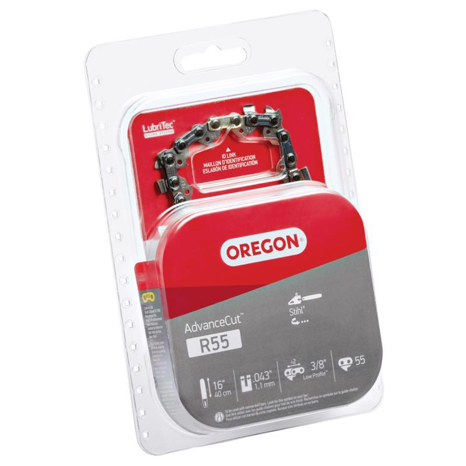 Oregon AdvanceCut R55 16 in. Chainsaw Chain 55 links