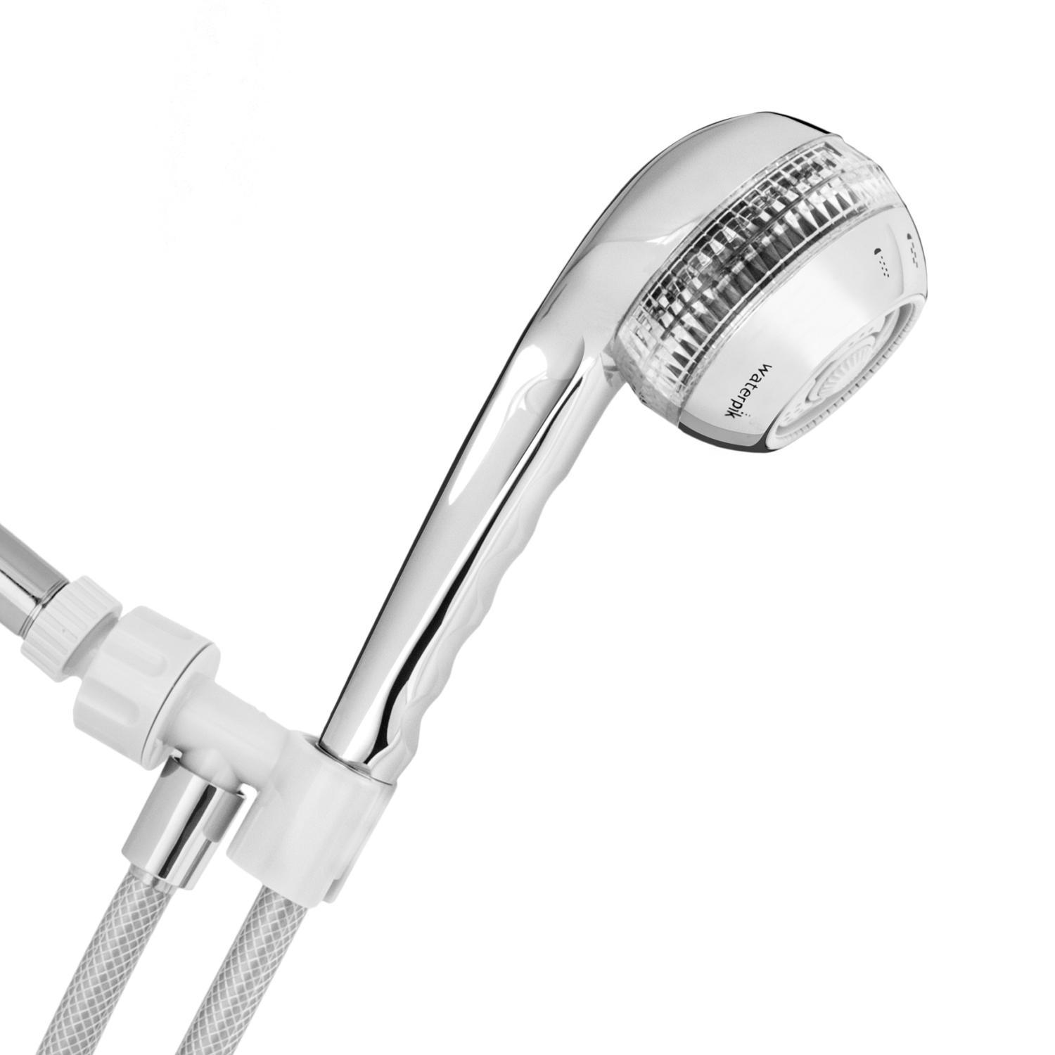 Waterpik PowerSpray Plus Chrome 4 settings Handheld Showerhead 1.8 gpm