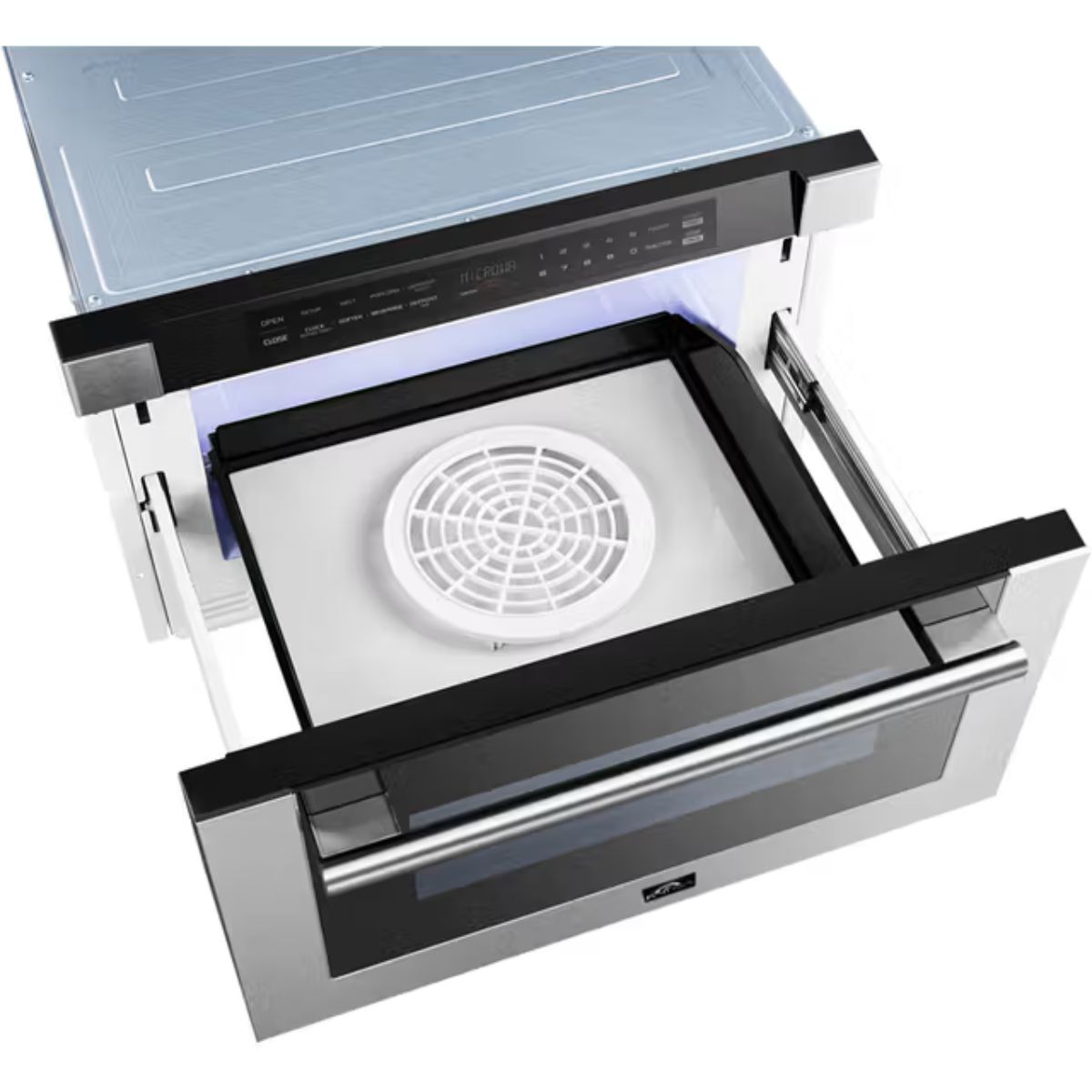 Capoliveri 24 in. Built-in Microwave Drawer in Black 1.2 cu. ft.