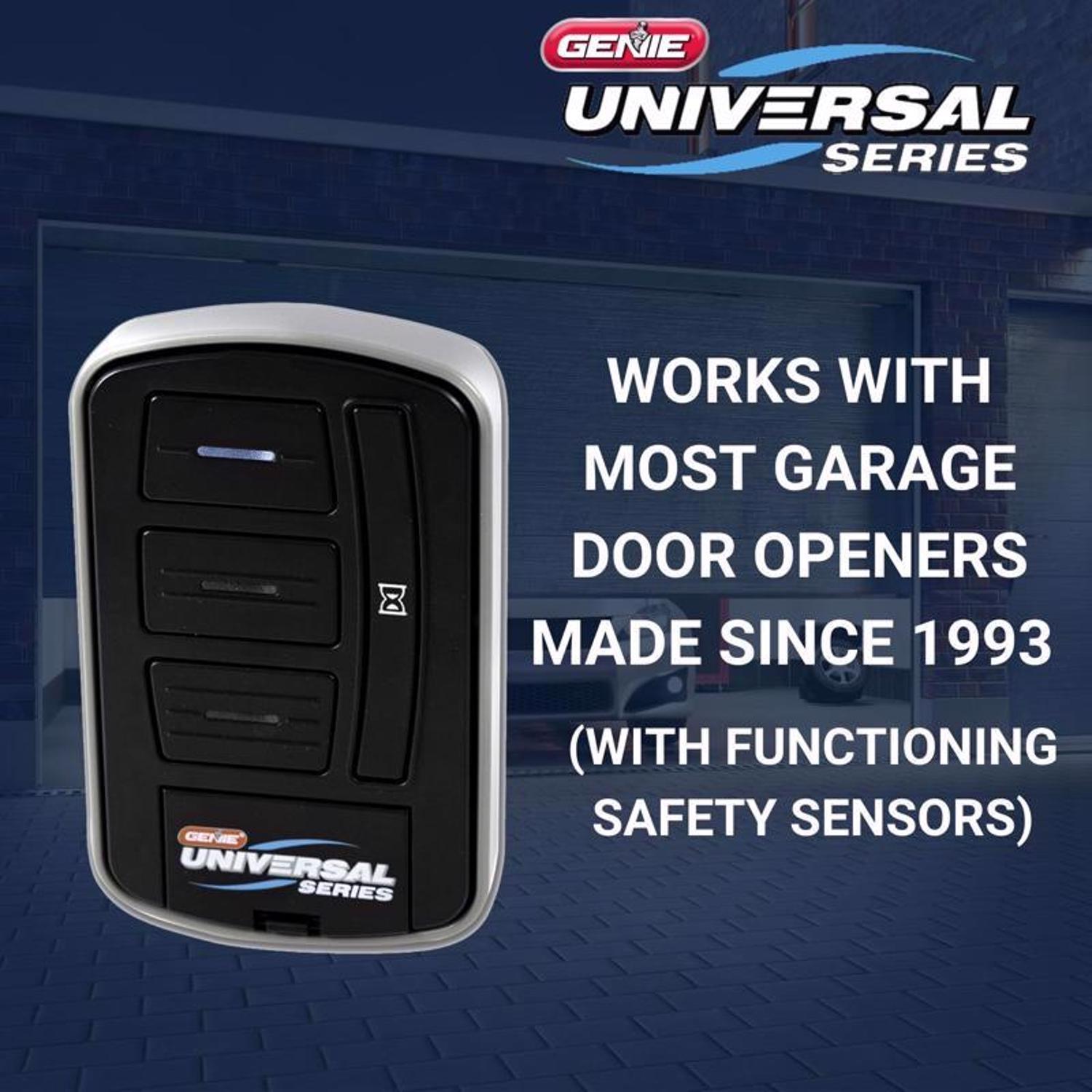 Genie 3 Door Universal Wall Push Button For LiftMaster, Chamberlain, Genie, Overhead Door, Wayne Dal