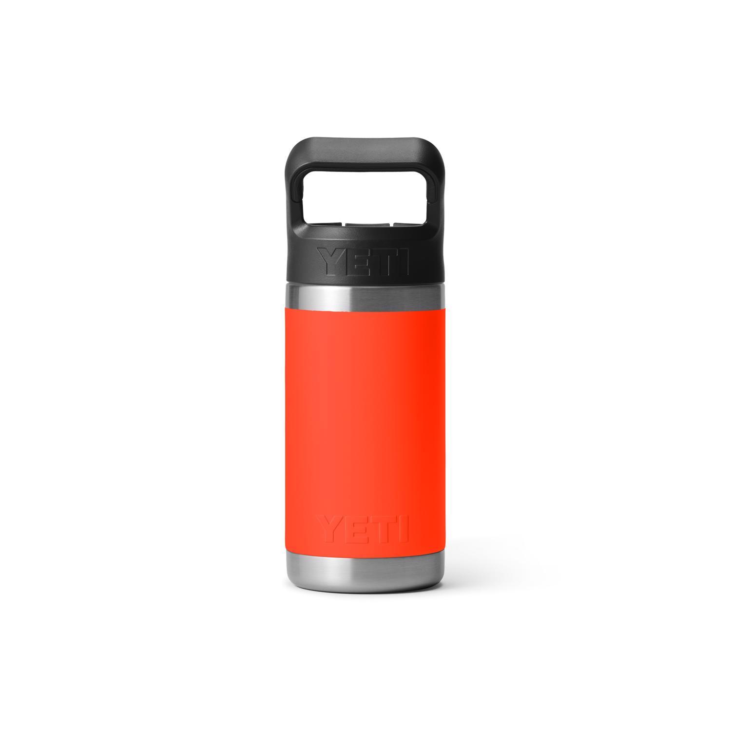 YETI Rambler Jr. 12 oz Solar Flare BPA Free Insulated Kids Water Bottle w/Straw