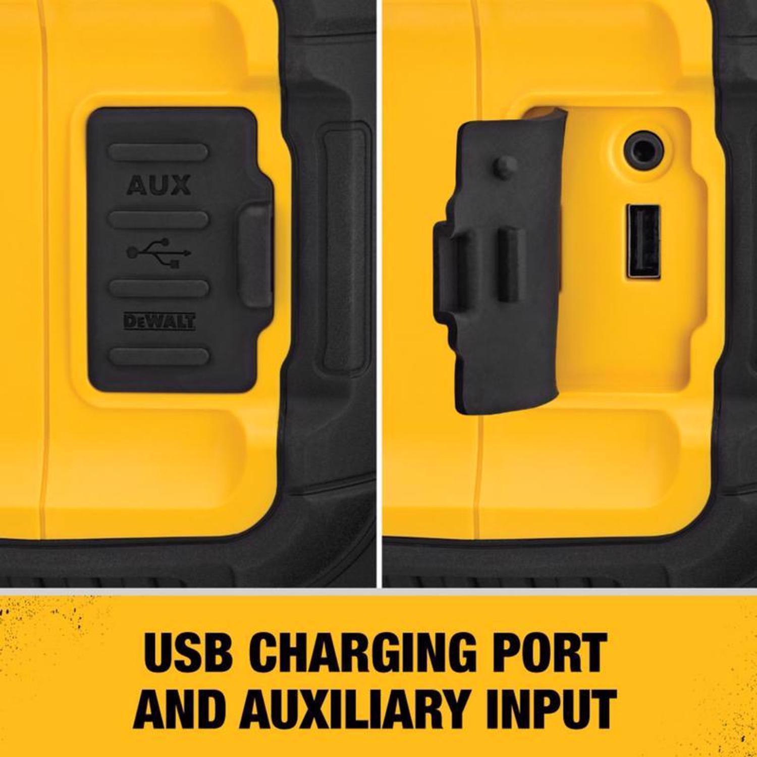 DeWalt 20V MAX DCR010 Lithium-Ion Jobsite Bluetooth Speaker 1 pc