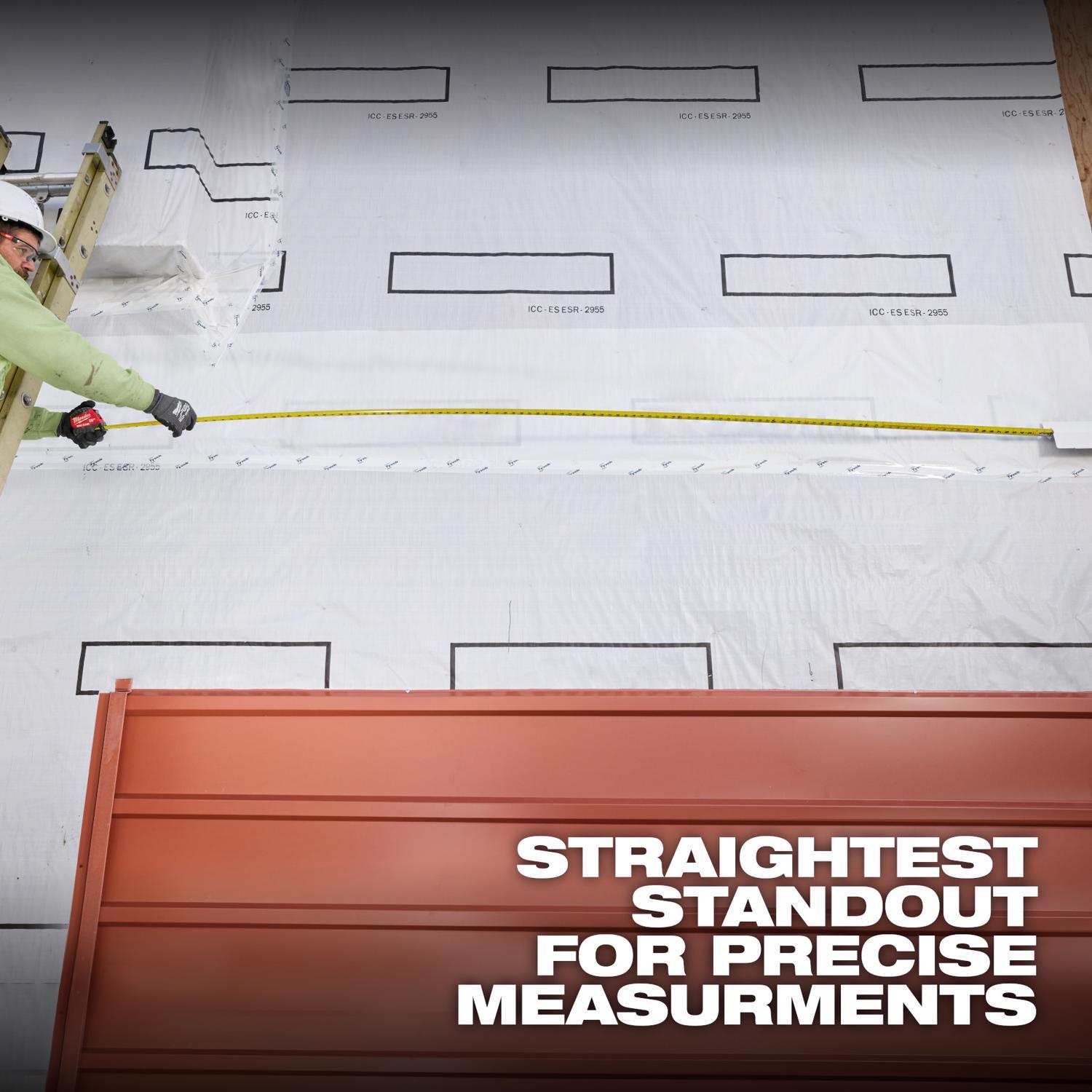 Milwaukee 30 ft. L X 1-1/8 in. W Compact Wide Blade Tape Measure 1 pk