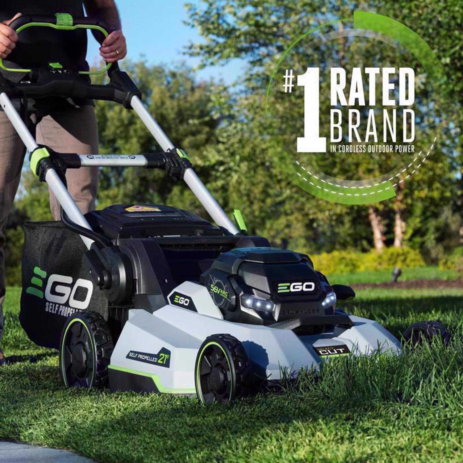 EGO Power+ 800 Series LM2135SP 21 in. 56 V Battery Self-Propelled Lawn Mower Kit (Battery & Charger) W/ 7.5 AH BATTERY