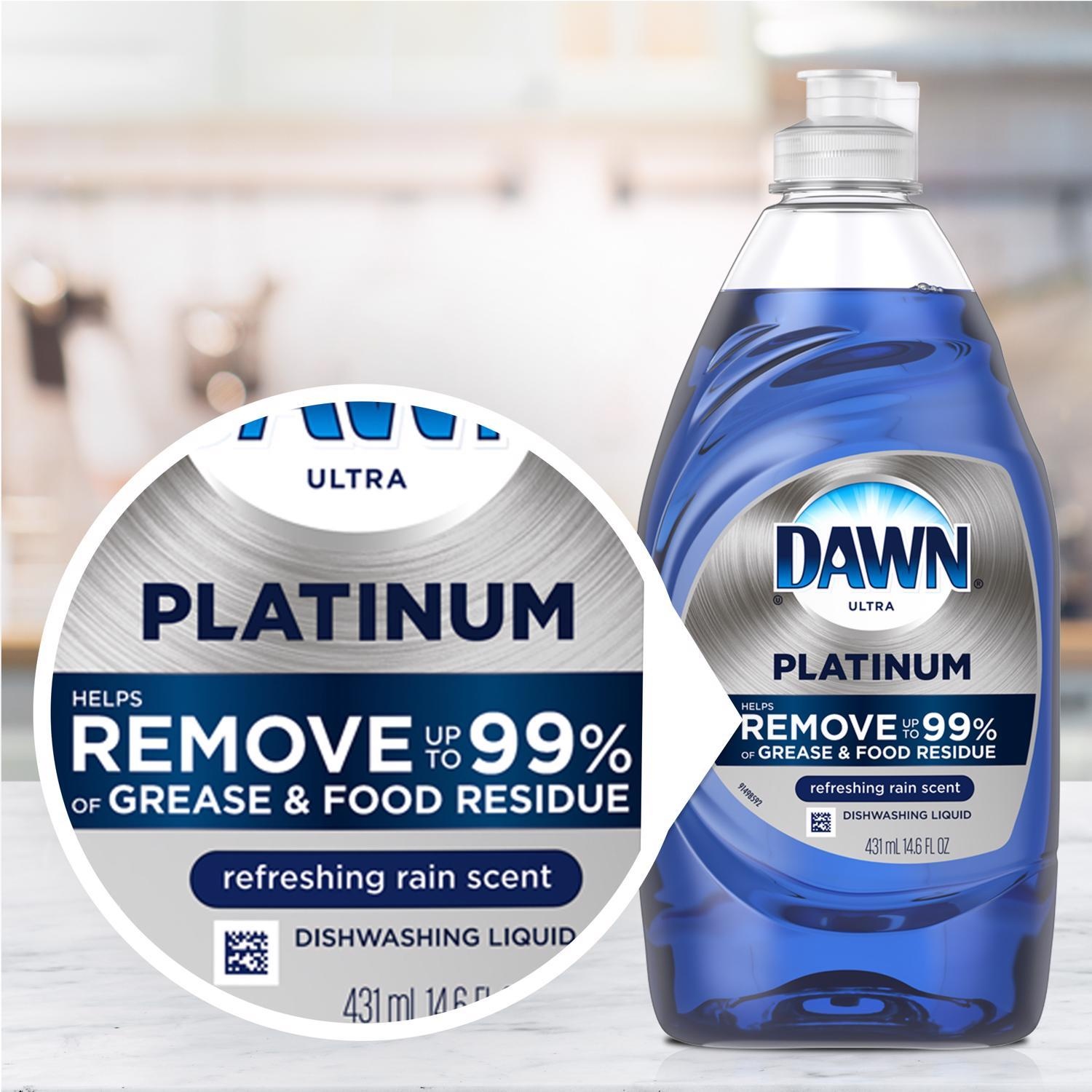 Dawn Platinum Refreshing Rain Scent Liquid Dish Soap 32.7 oz. 1 Pack