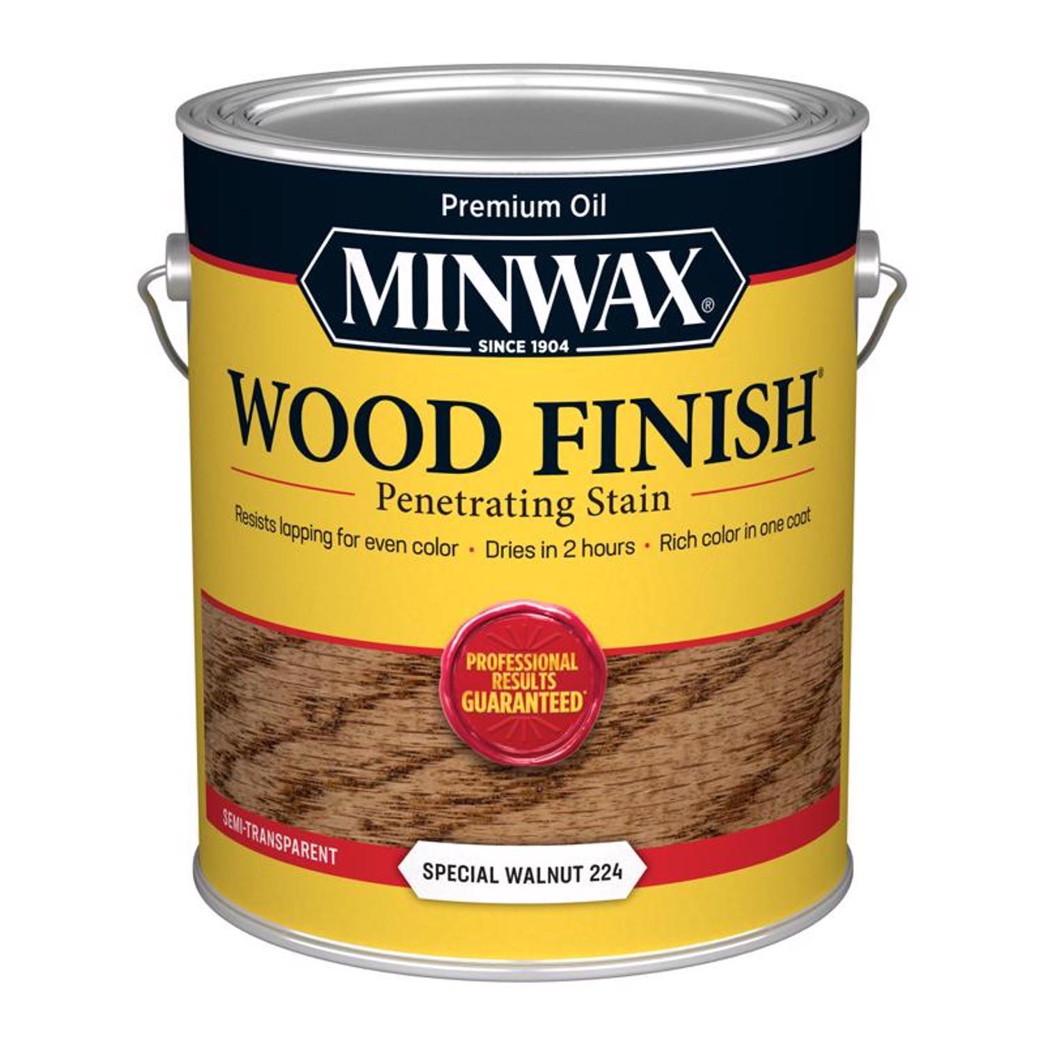 Minwax Wood Finish Semi-Transparent Special Walnut Oil-Based Penetrating Wood Stain 1 gal