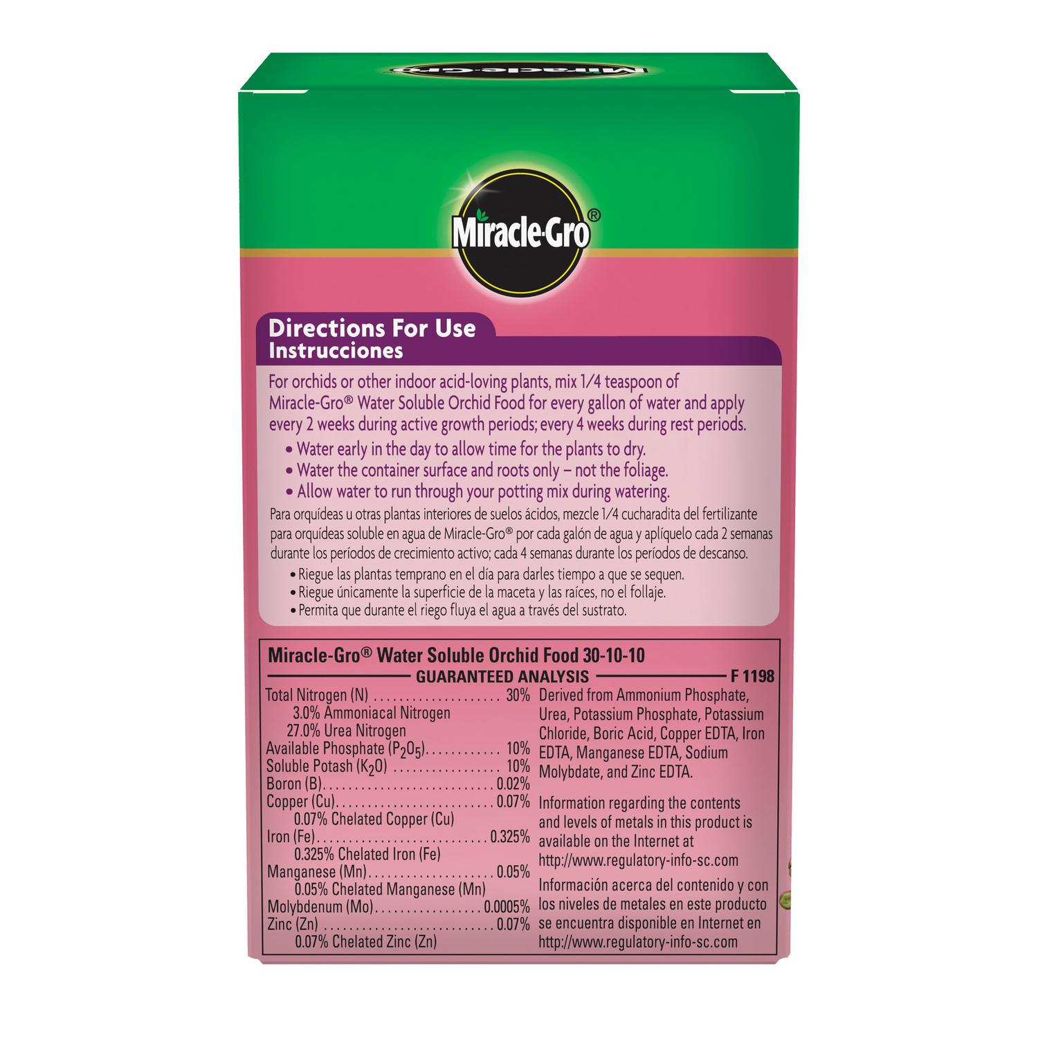 Miracle-Gro Granules Orchids Plant Food 8 oz