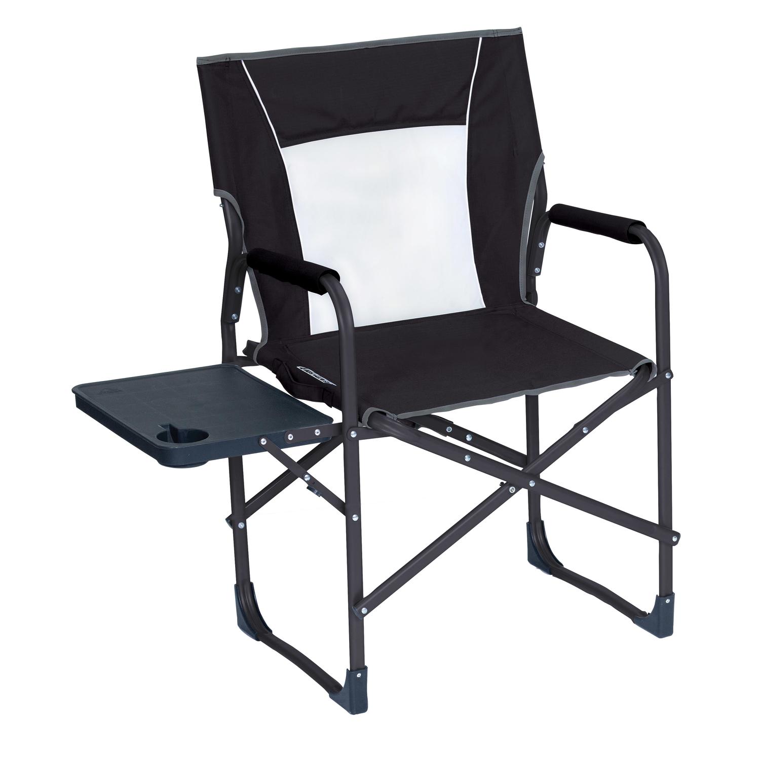 GCI Outdoor Slim-Fold Black Director's Folding Chair