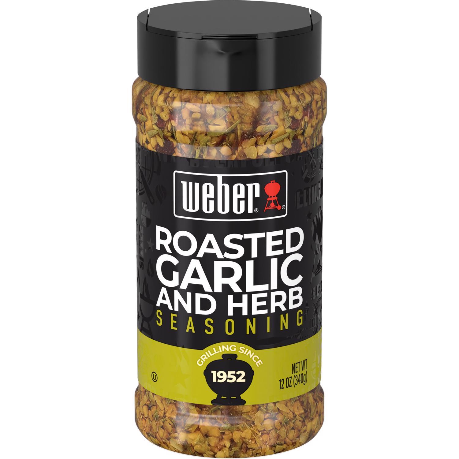 Weber Gluten Free Roasted Garlic & Herb Seasoning 12 oz