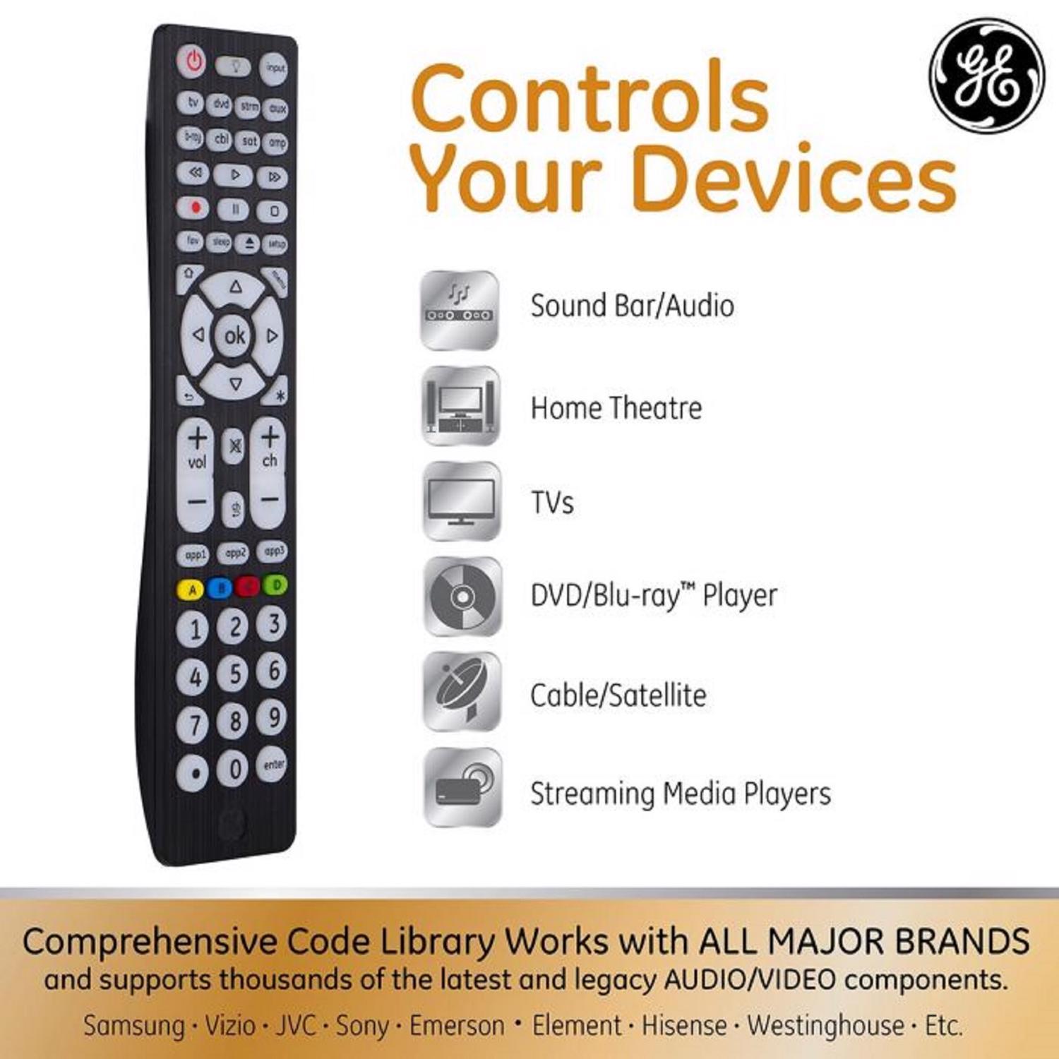 GE Programmable Universal Remote Control