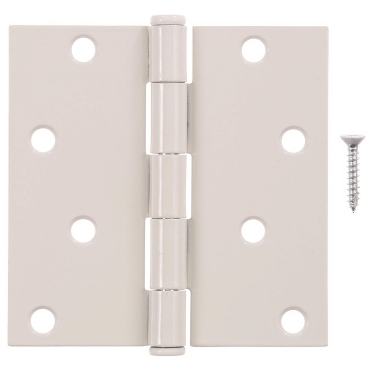 Ace 4 in. L White Residential Door Hinge 1 pk