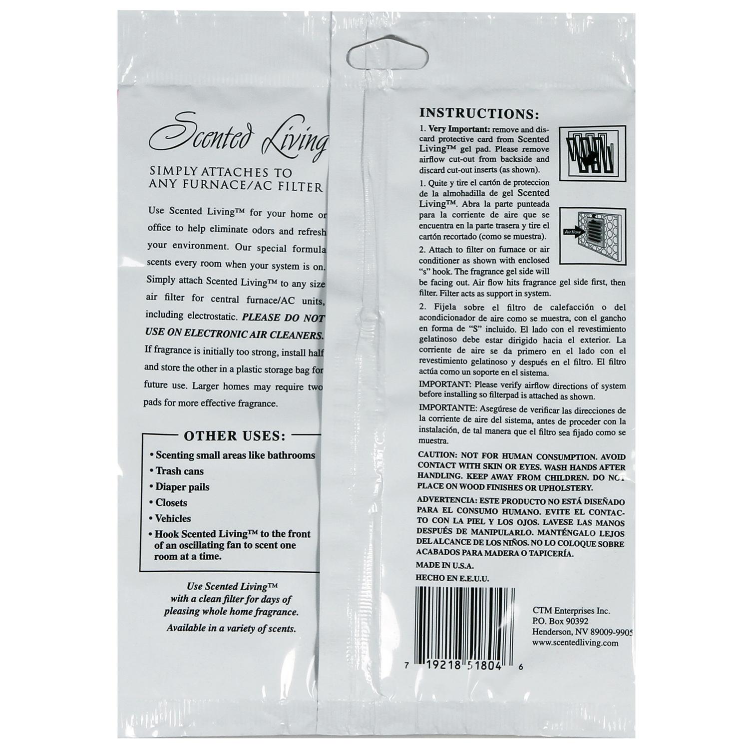 Web FilterFresh Tropical Bay Scent Air Freshener 0.8 oz Gel
