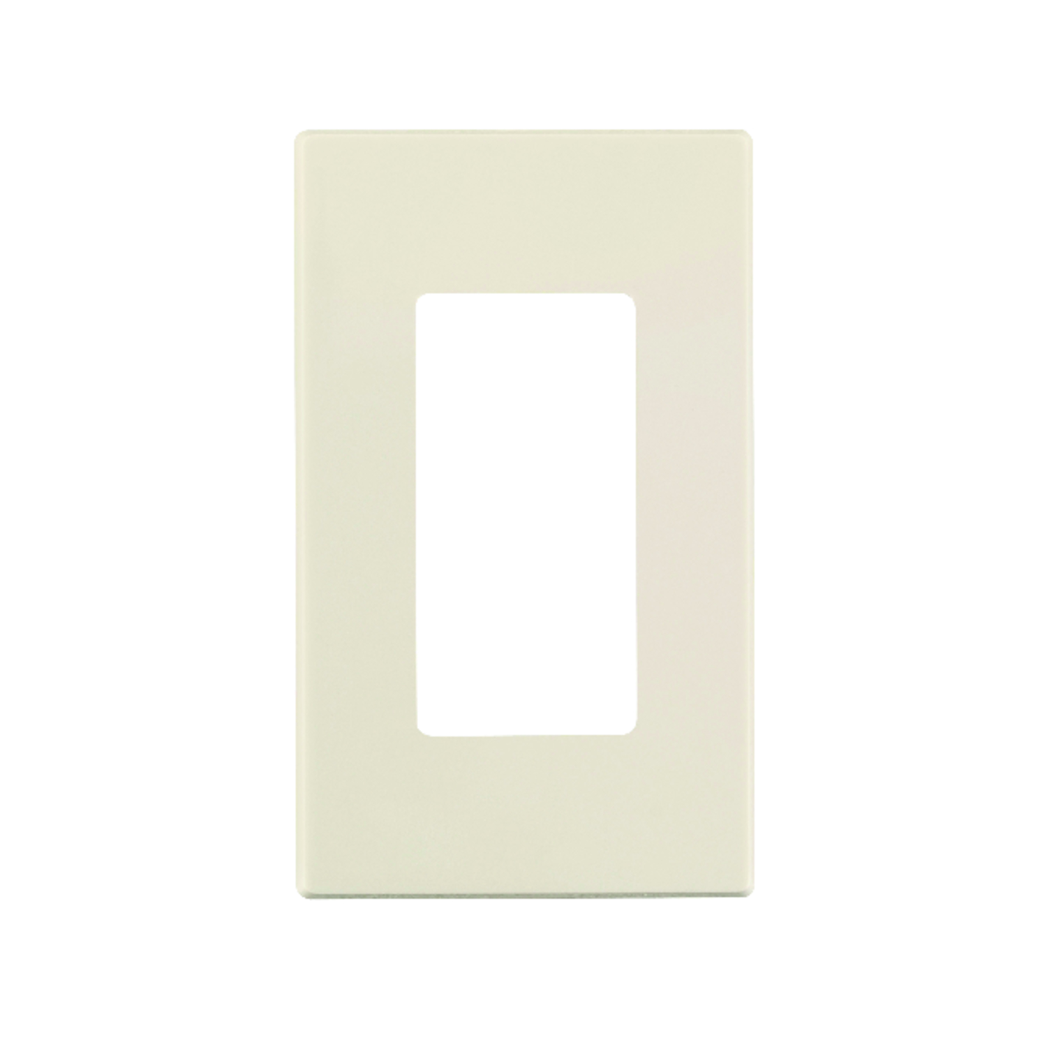 Leviton Almond 1 gang Polycarbonate GFCI/Rocker Wall Plate 1 pk