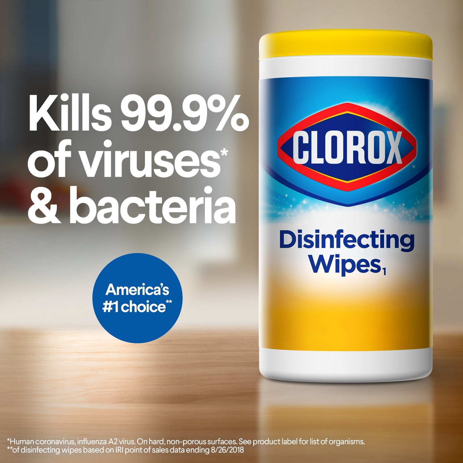 Clorox Lemon Fresh Disinfecting Wipes 75 pk