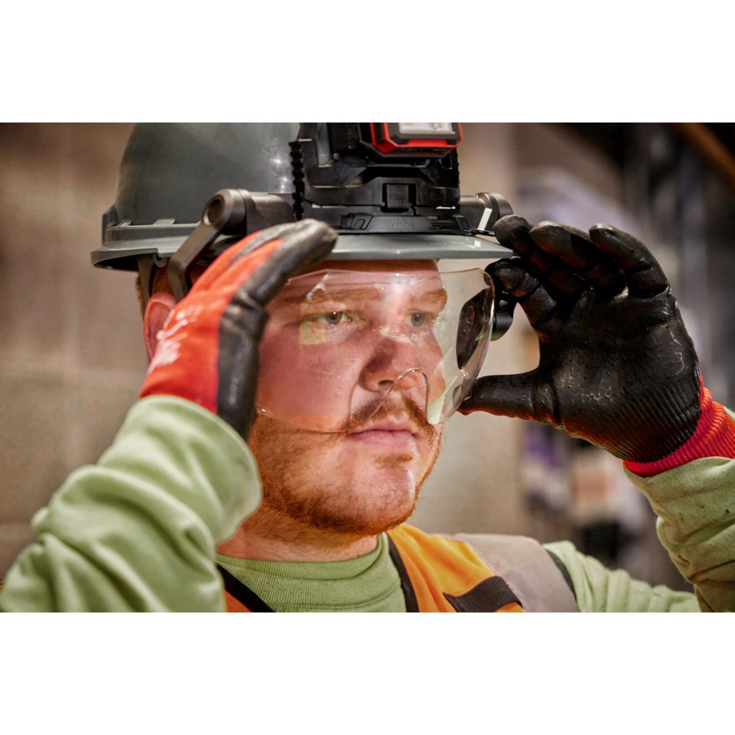 Milwaukee Bolt Anti-Fog PPE Protective Glasses Clear Lens Black Frame 1 pk