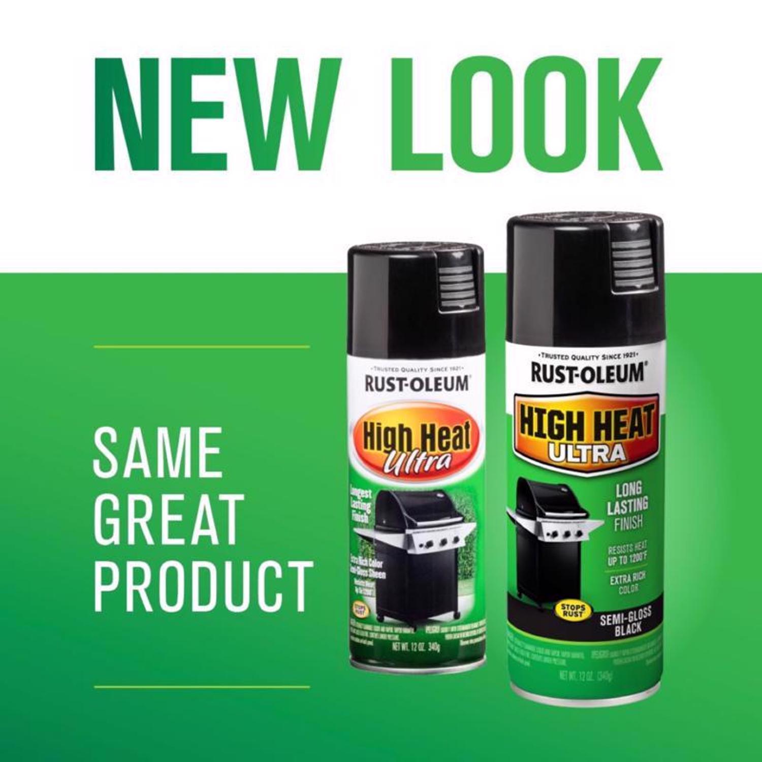 Rust-Oleum Specialty Semi-Gloss Black Ultra High Heat Spray 12 oz