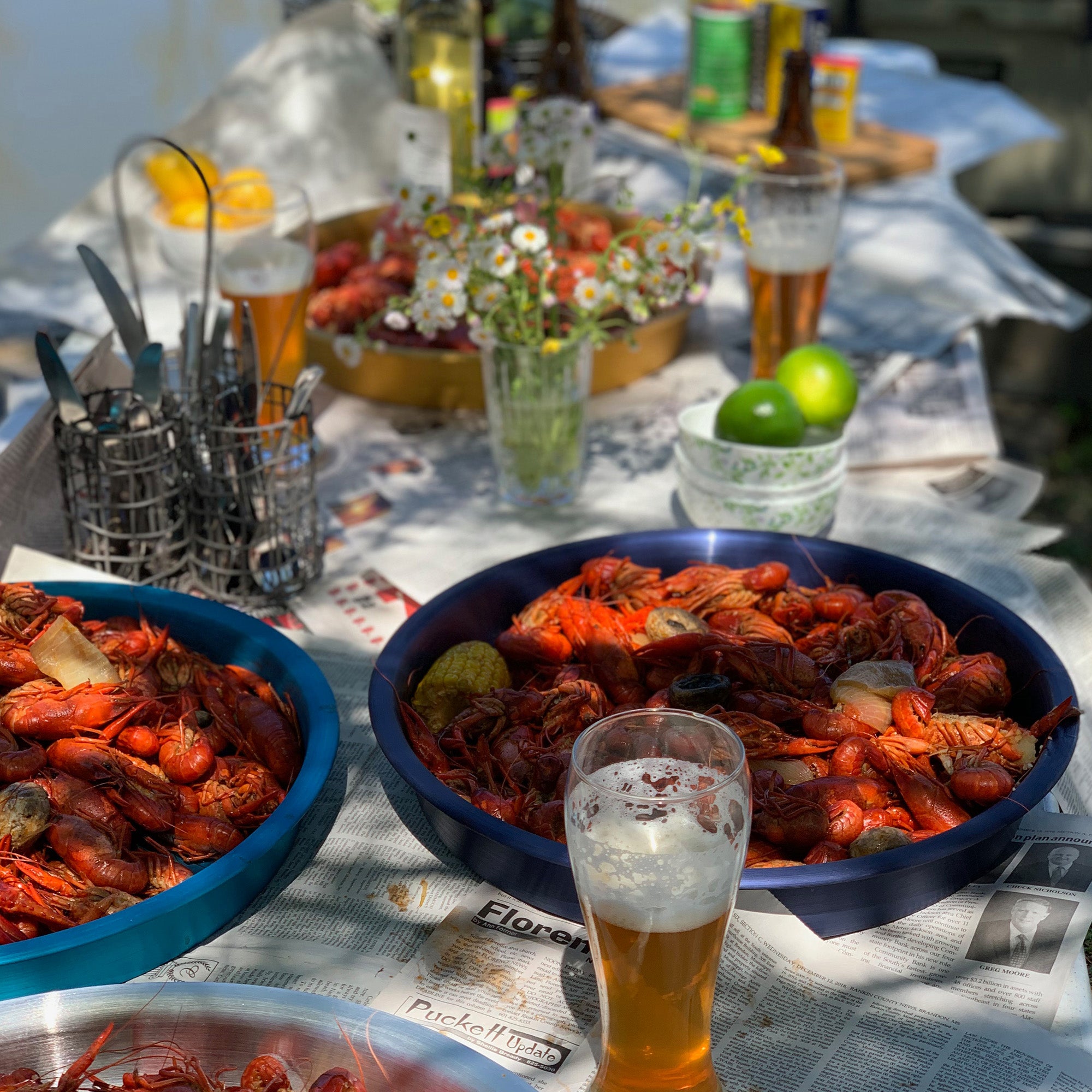 Bayou Classic 14-in Seafood Serving Trays ~ 4-pc Set