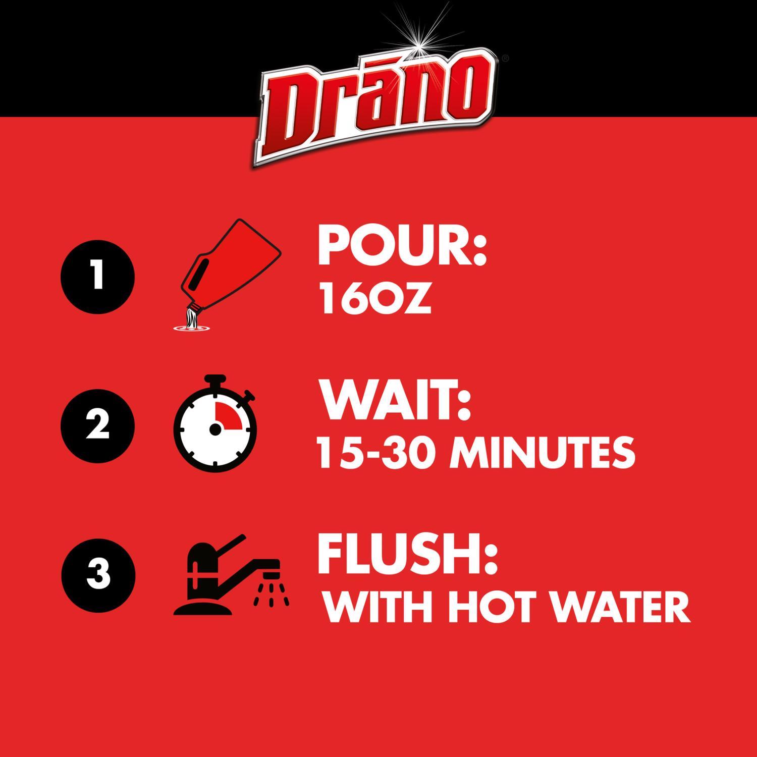 Drano Professional Strength Gel Clog Remover 32 oz