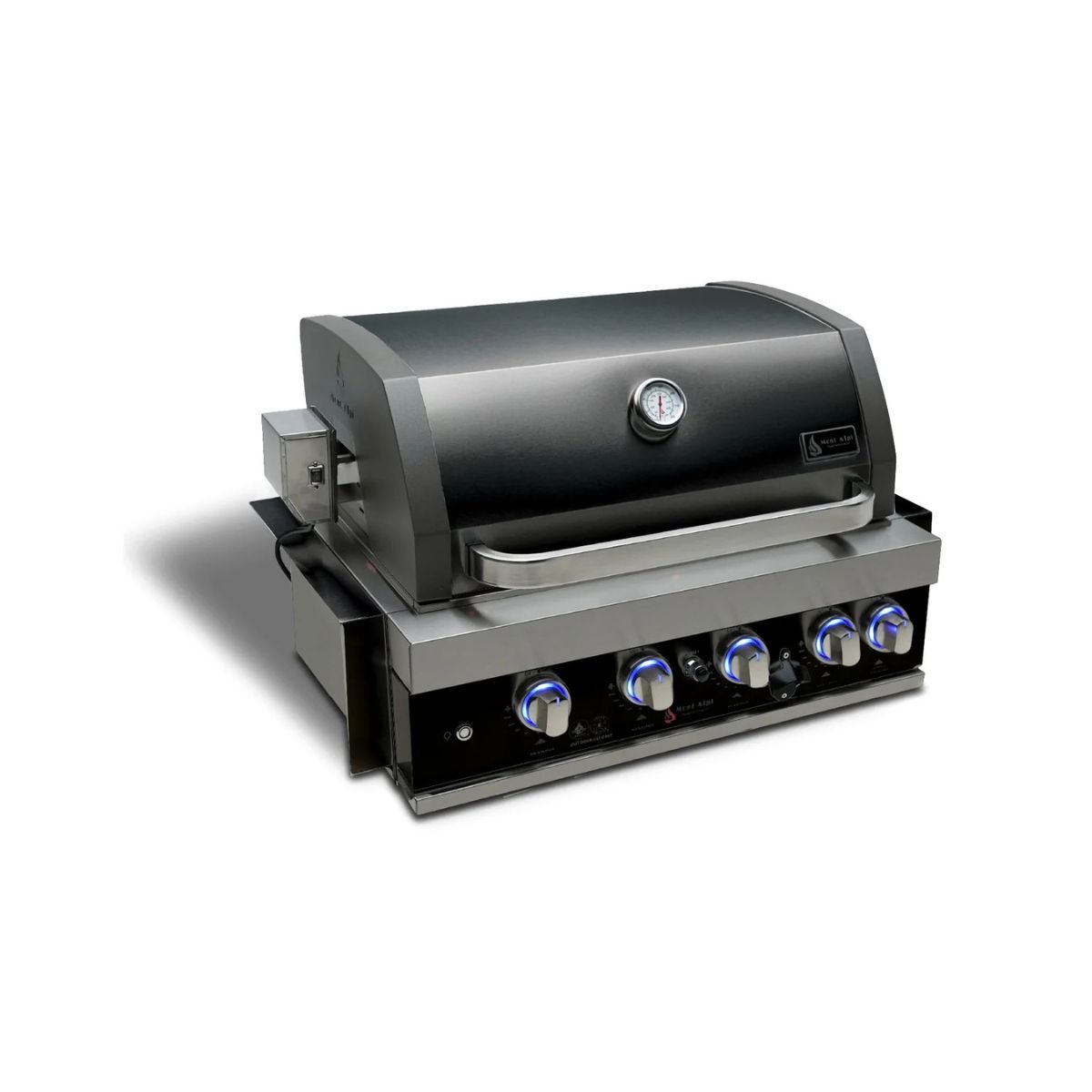Mont Alpi 32 in. Black Stainless Steel Built-In Grill