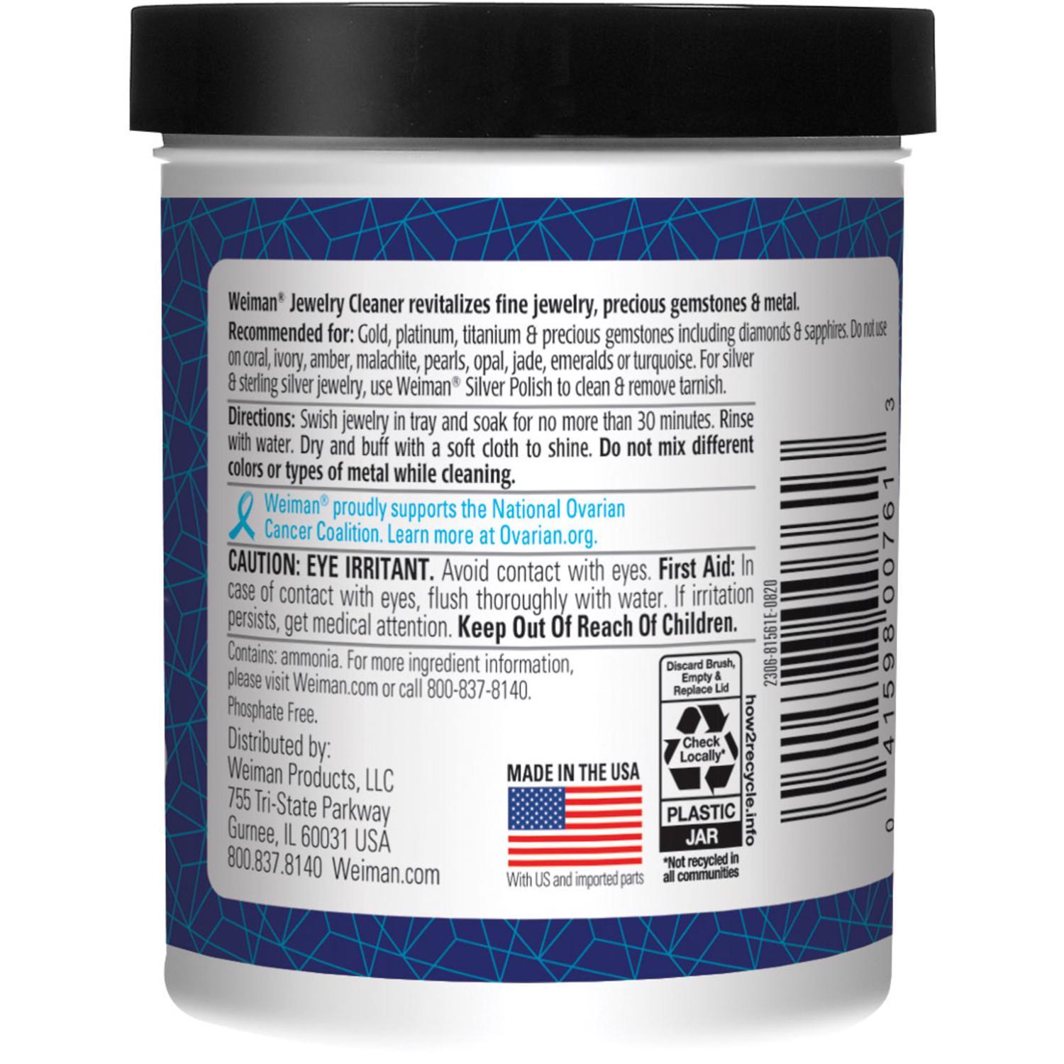 Weiman Floral Scent Jewelry Cleaner 7 oz Liquid
