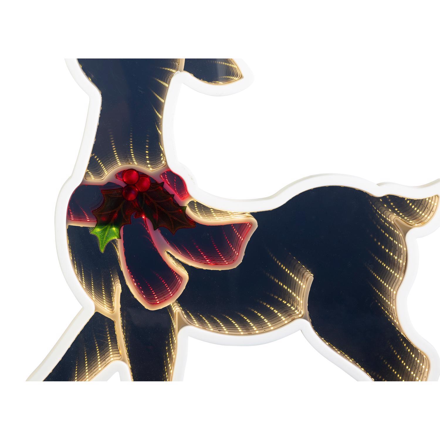 Celebrations LED Infinity Heads-up Deer 30 in. Yard Decor