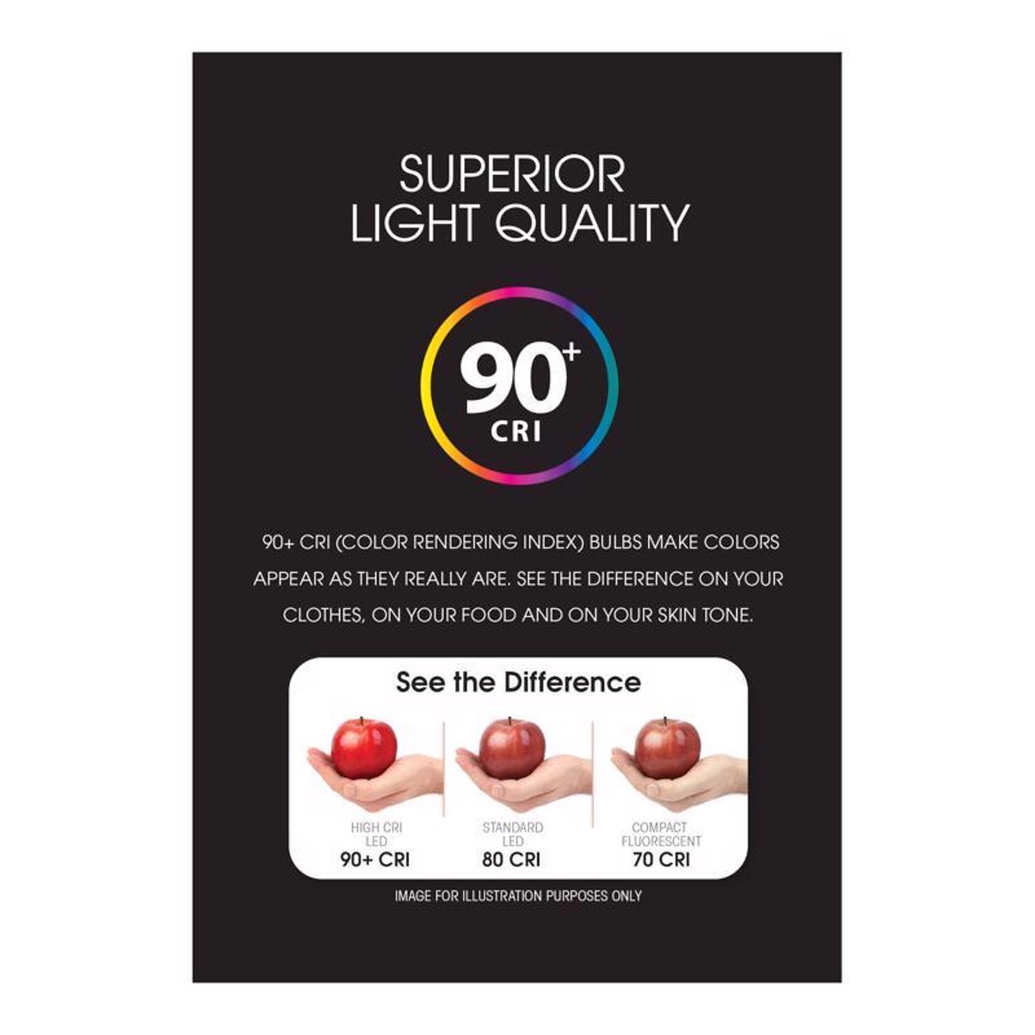Feit Enhance A15 E26 (Medium) Filament LED Bulb Daylight 60 Watt Equivalence 2 pk