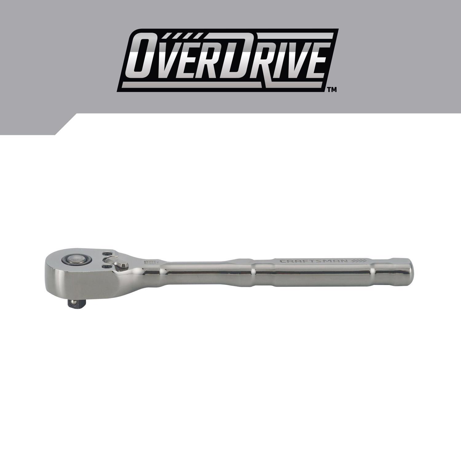 Craftsman Overdrive 1/4 in. drive Pear Head Ratchet 180 teeth