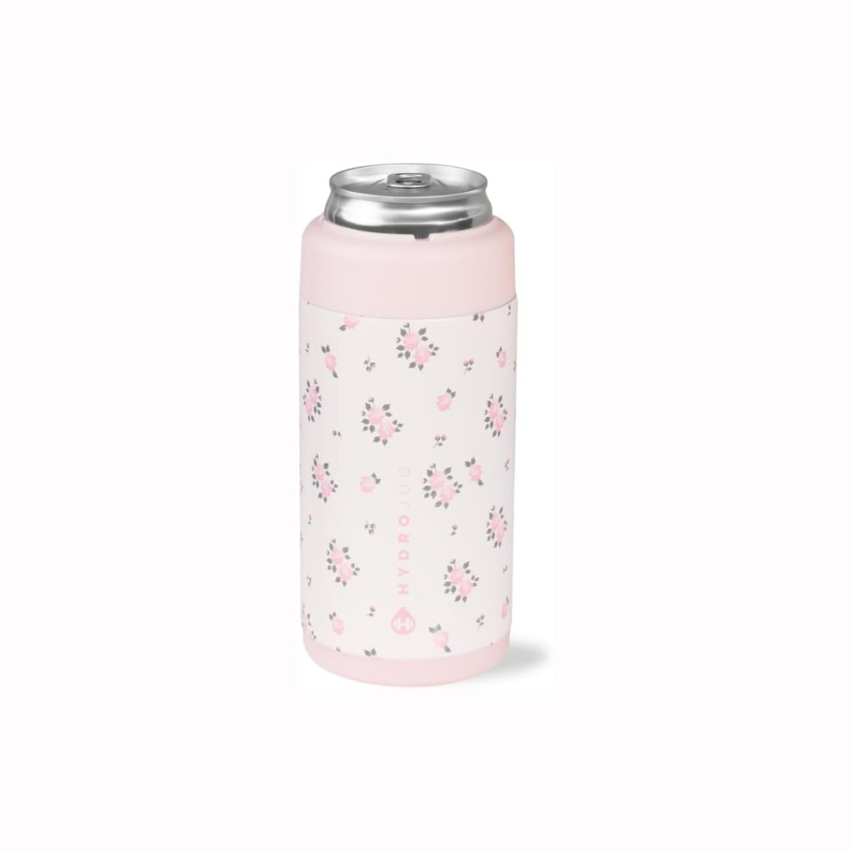 HydroJug Can Cooler Slim WildRose 12 oz