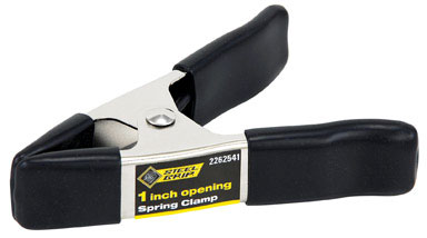 Steel Grip 1 in. W x 4 in. L Vinyl Spring Clamp