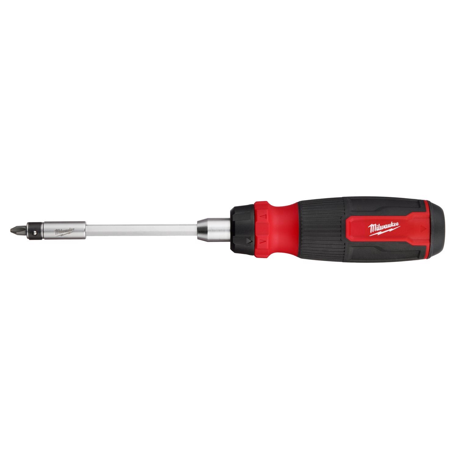 Milwaukee Hex Shank 27-in-1 Ratcheting Multi-Bit Screwdriver 10.12 in. 1 pc