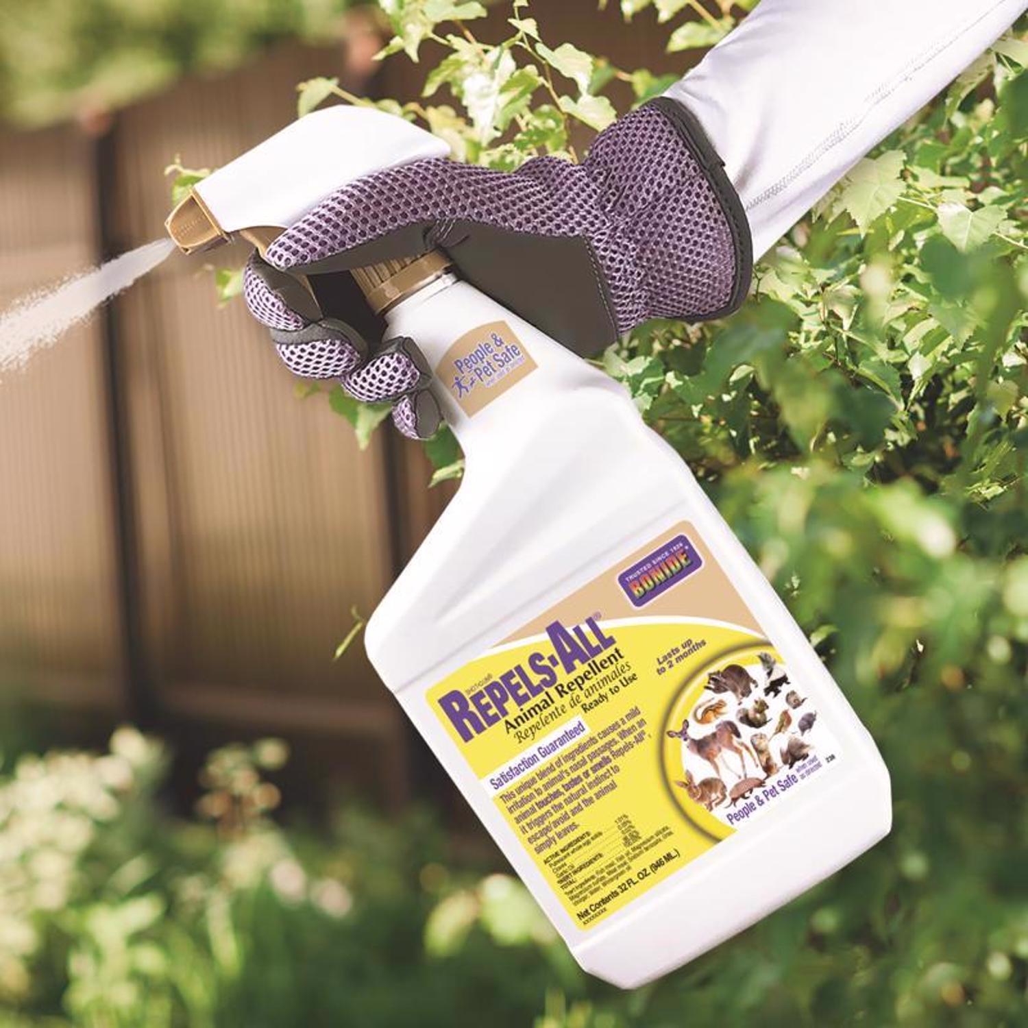 Bonide Repels-All Animal Repellent Spray For Most Animal Types 32 oz
