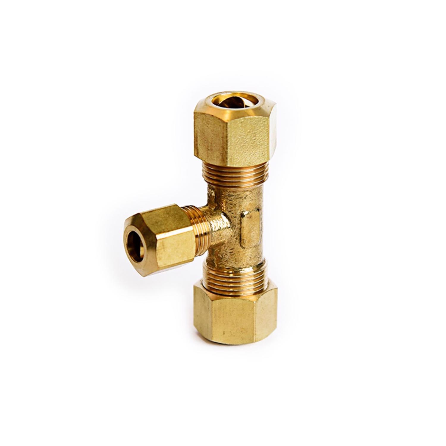 ATC 3/8 in. Compression 3/8 in. D Compression Brass Tee