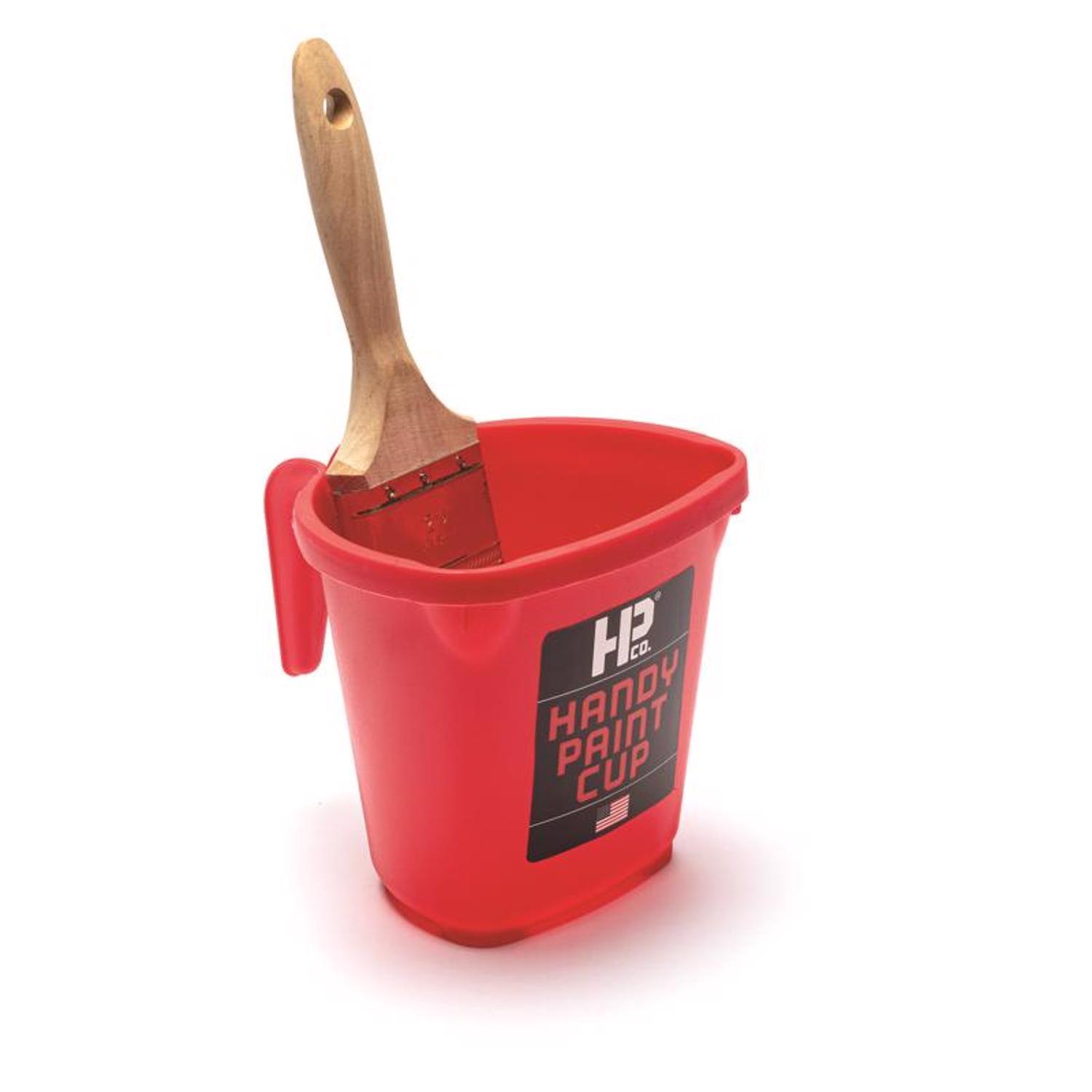 Handy Paint Cup Red 1 pt Paint Pail