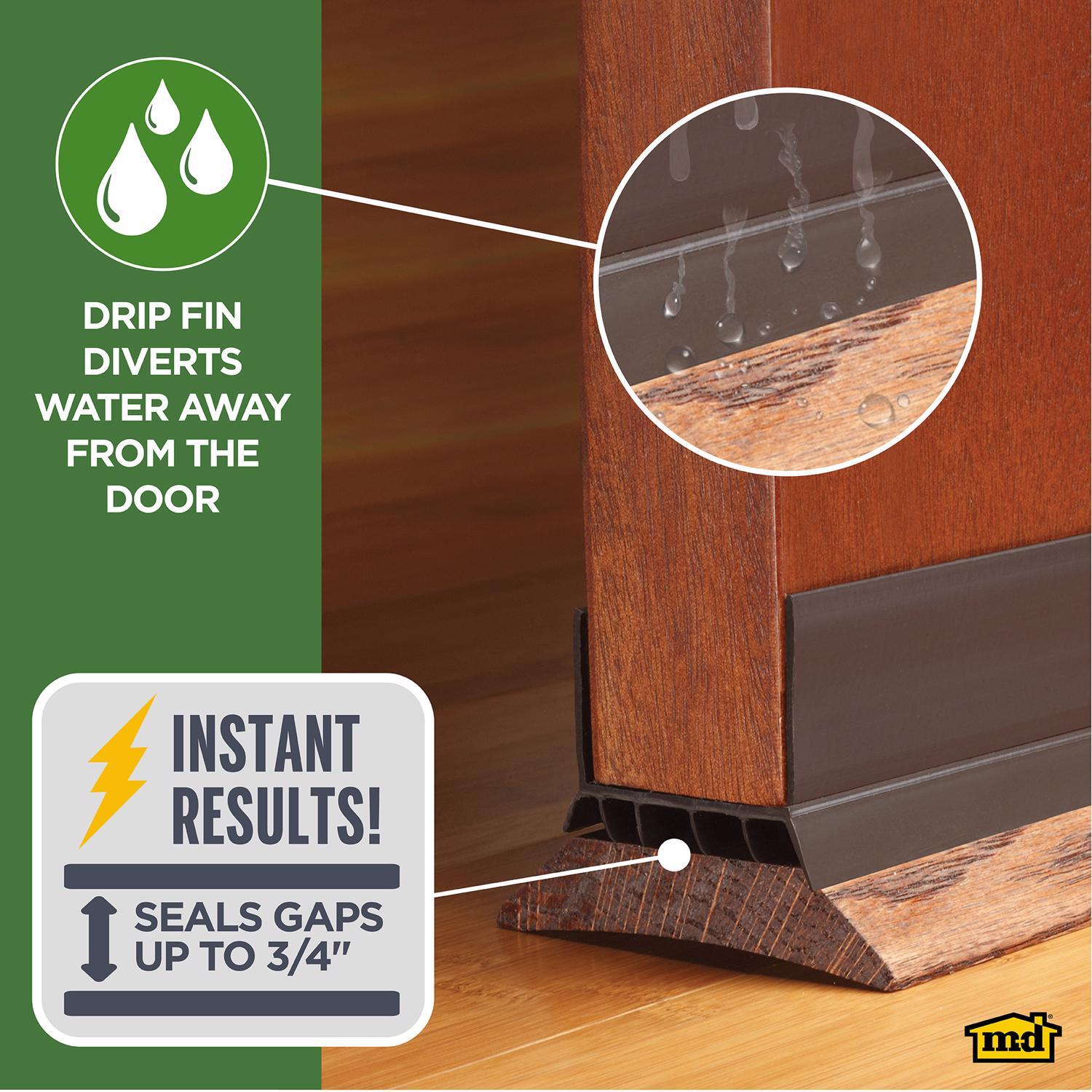 M-D Building Products DENY Brown Vinyl Seal For Doors 36 in. L X 1.75 in.