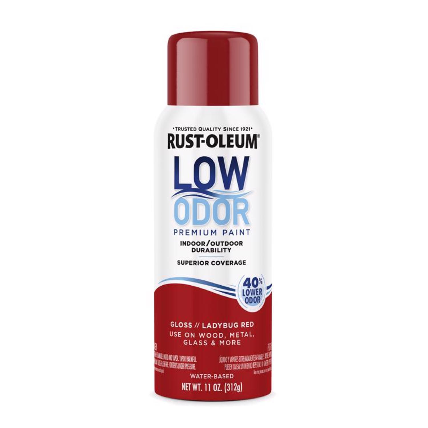 Rust-Oleum Low Odor Gloss Ladybug Red Spray Paint 11 oz.