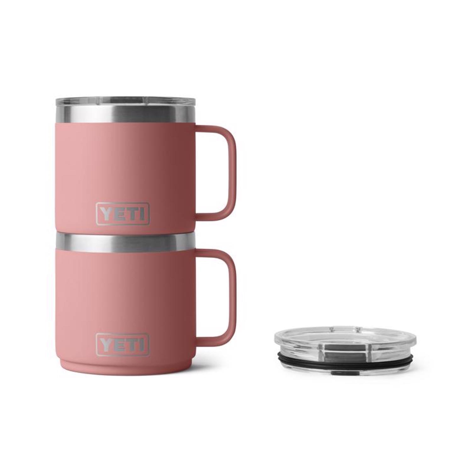 YETI Rambler 14 oz Sandstone Pink BPA Free Mug with MagSlider Lid