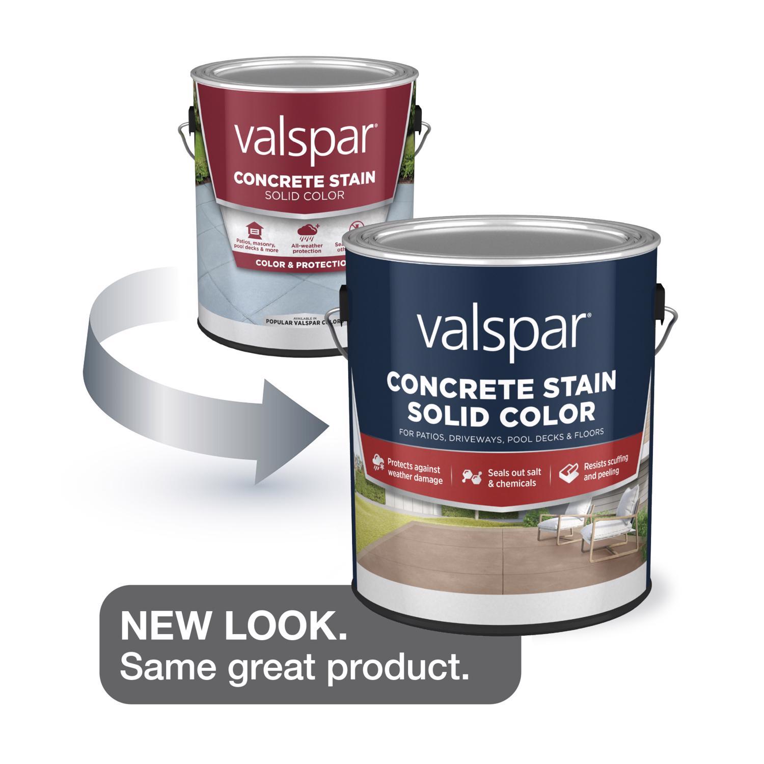 Valspar Solid Ultra White Concrete Stain 1 gal