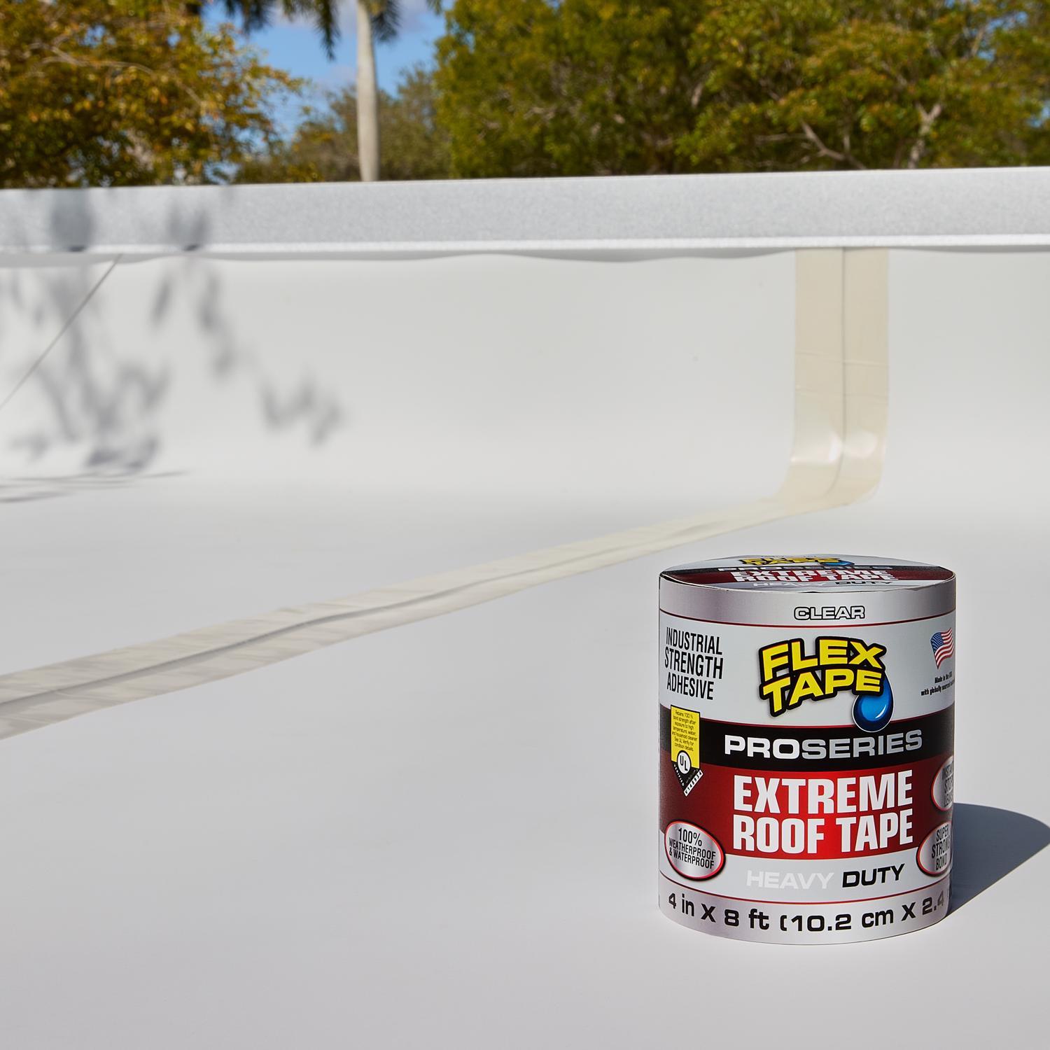Flex Seal Family of Products Flex Tape Pro Series 4 in. W X 8 ft. L Clear Waterproof Repair Tape 1 p