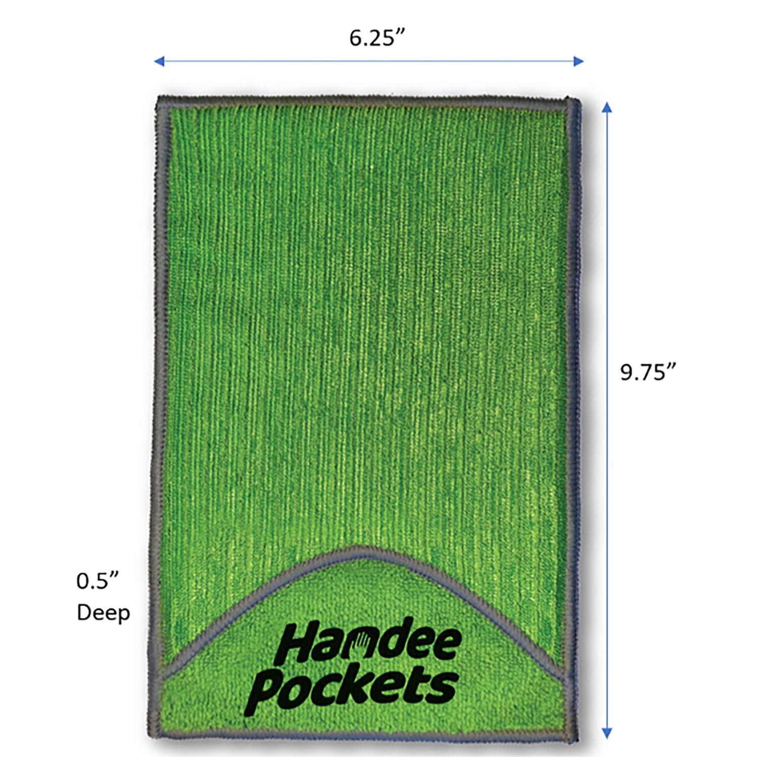 Handee Pockets Microfiber Cleaning Cloth 6.25 in. W X 9.75 in. L 2 pk