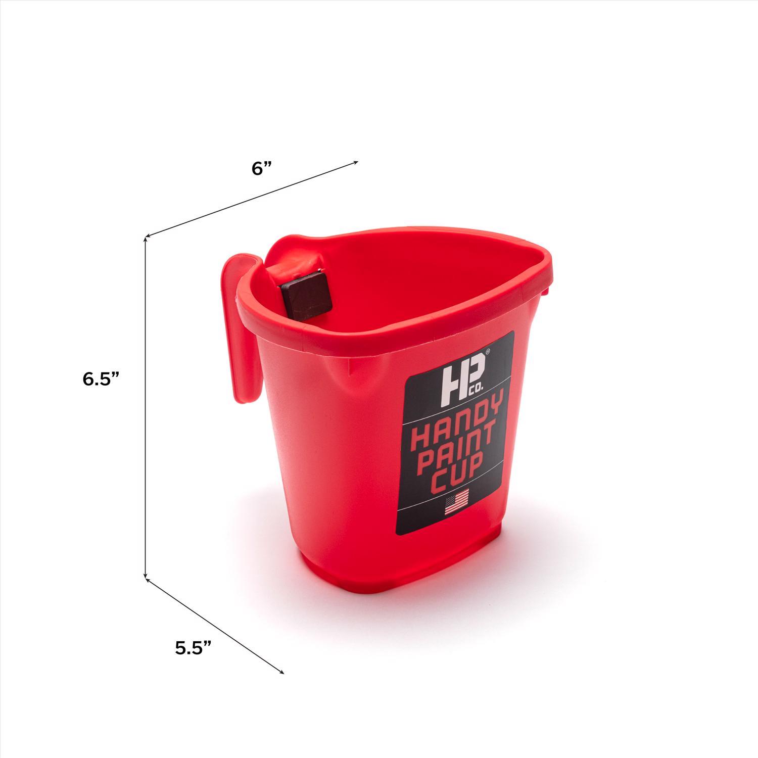 Handy Paint Cup Red 1 pt Paint Pail