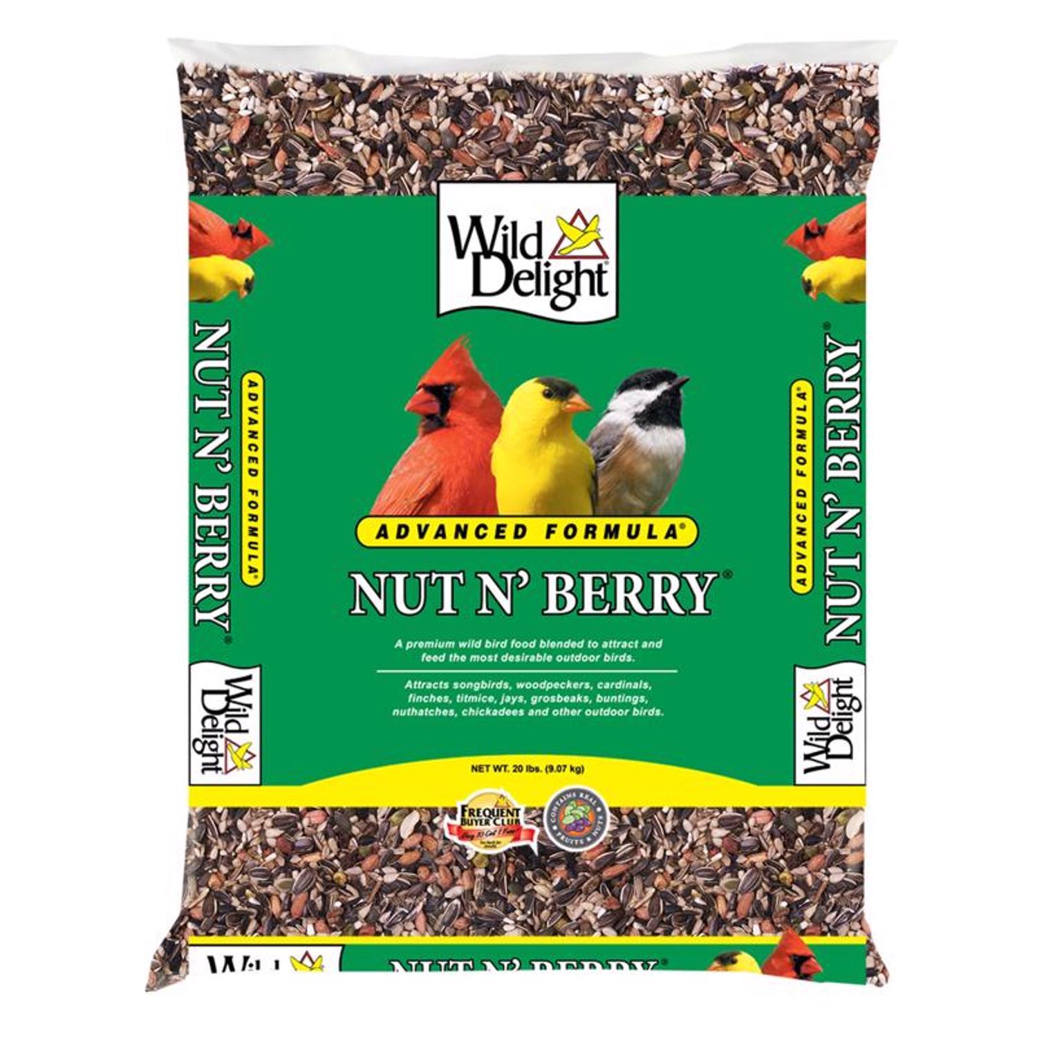 Wild Delight Nut N Berry Wild Bird Food 20 lb