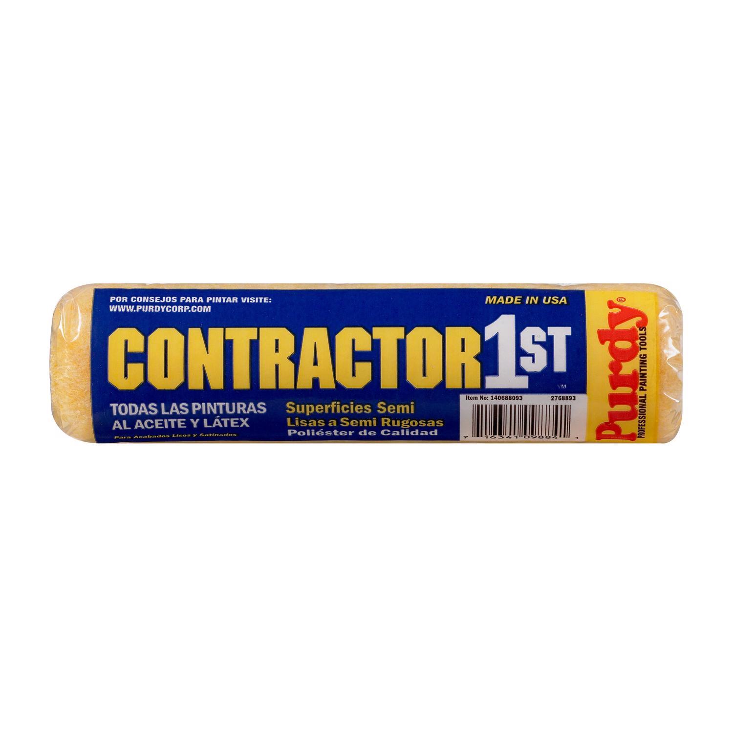 Purdy Contractor 1st Polyester 9 in. W X 1/2 in. Paint Roller Cover 1 pk