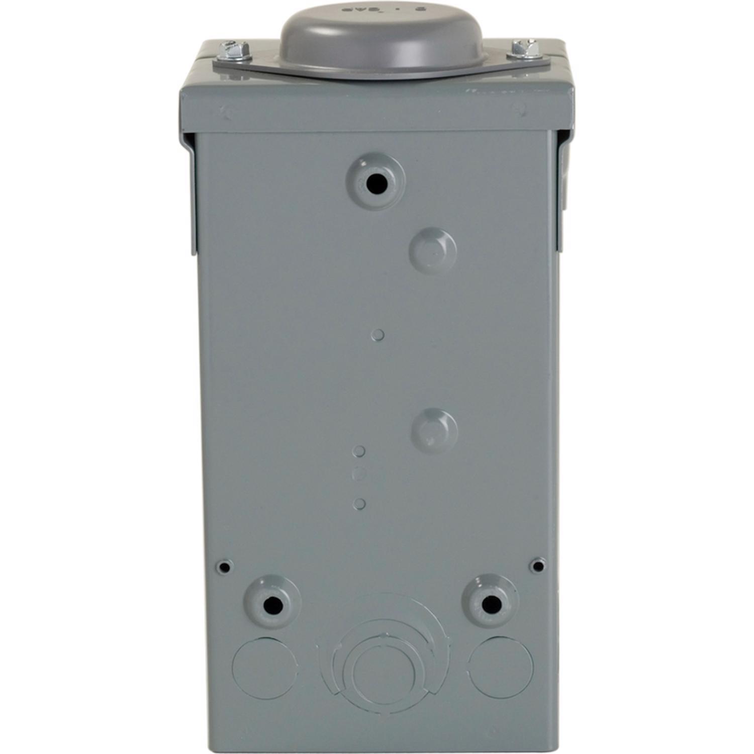Square D QO 70 amps 120/240 V 2 space 4 circuits Combination Mount Main Lug Load Center