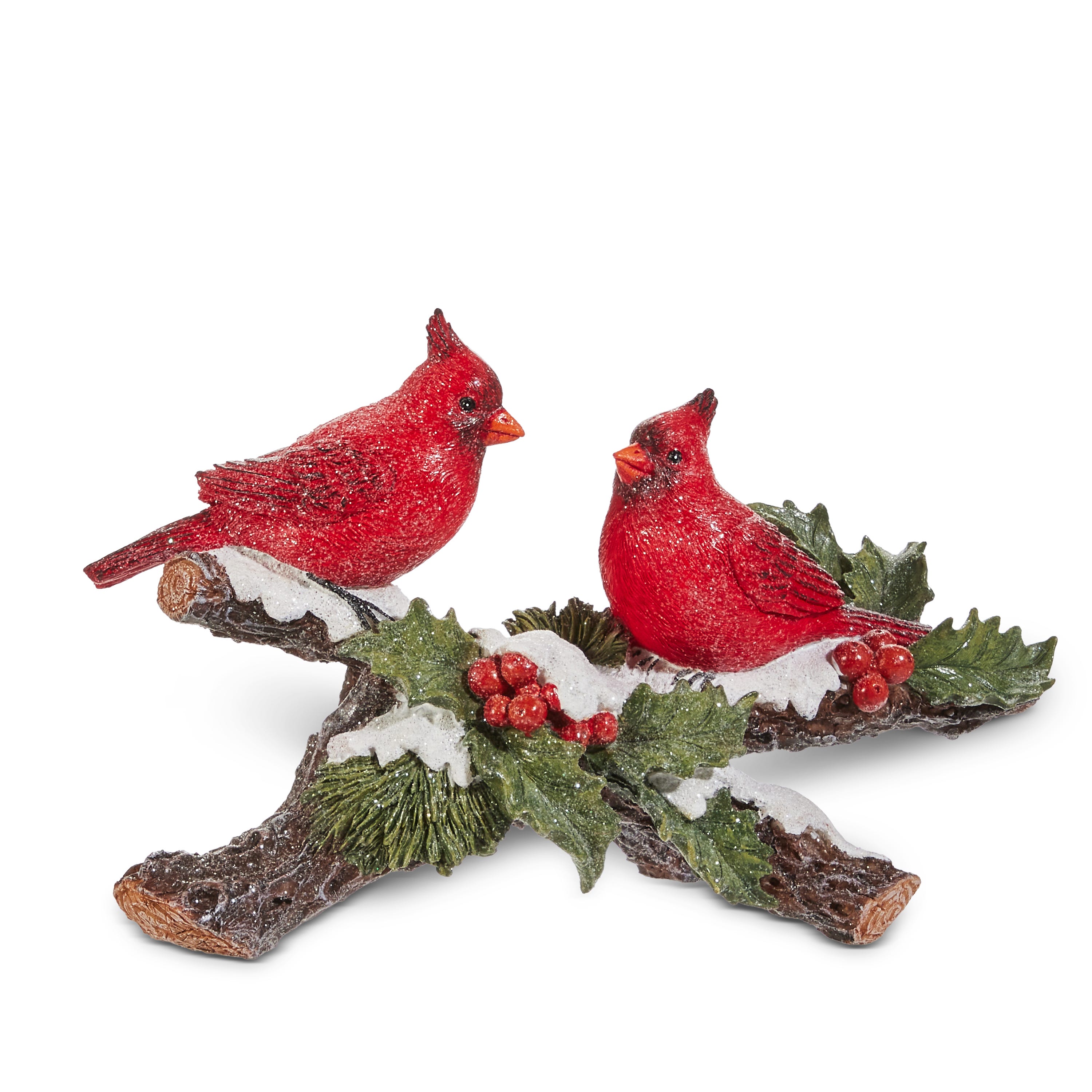 Raz Imports 10 in. Cardinals on Branch