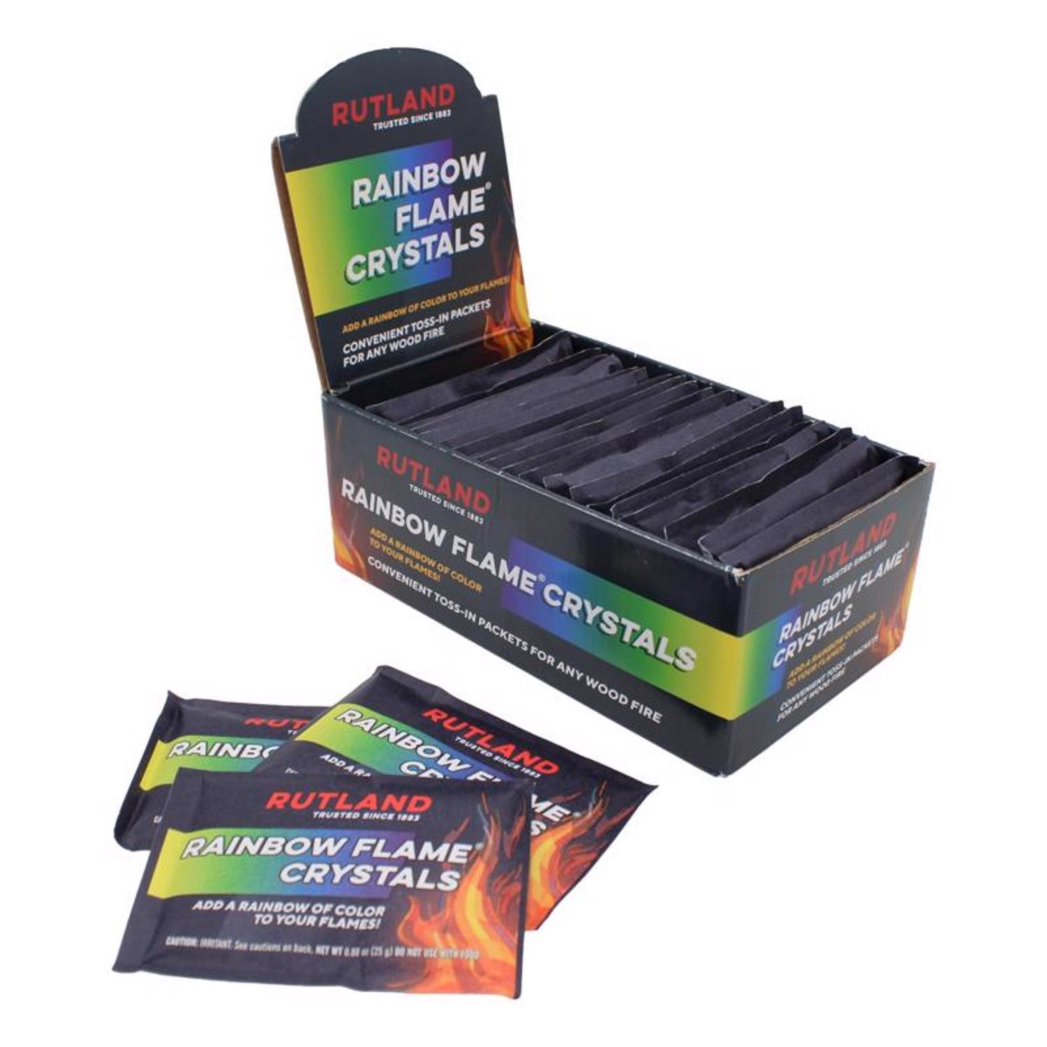 Rutland Rainbow Flame Crystals 0.5 hr 1 pk 0.88 oz