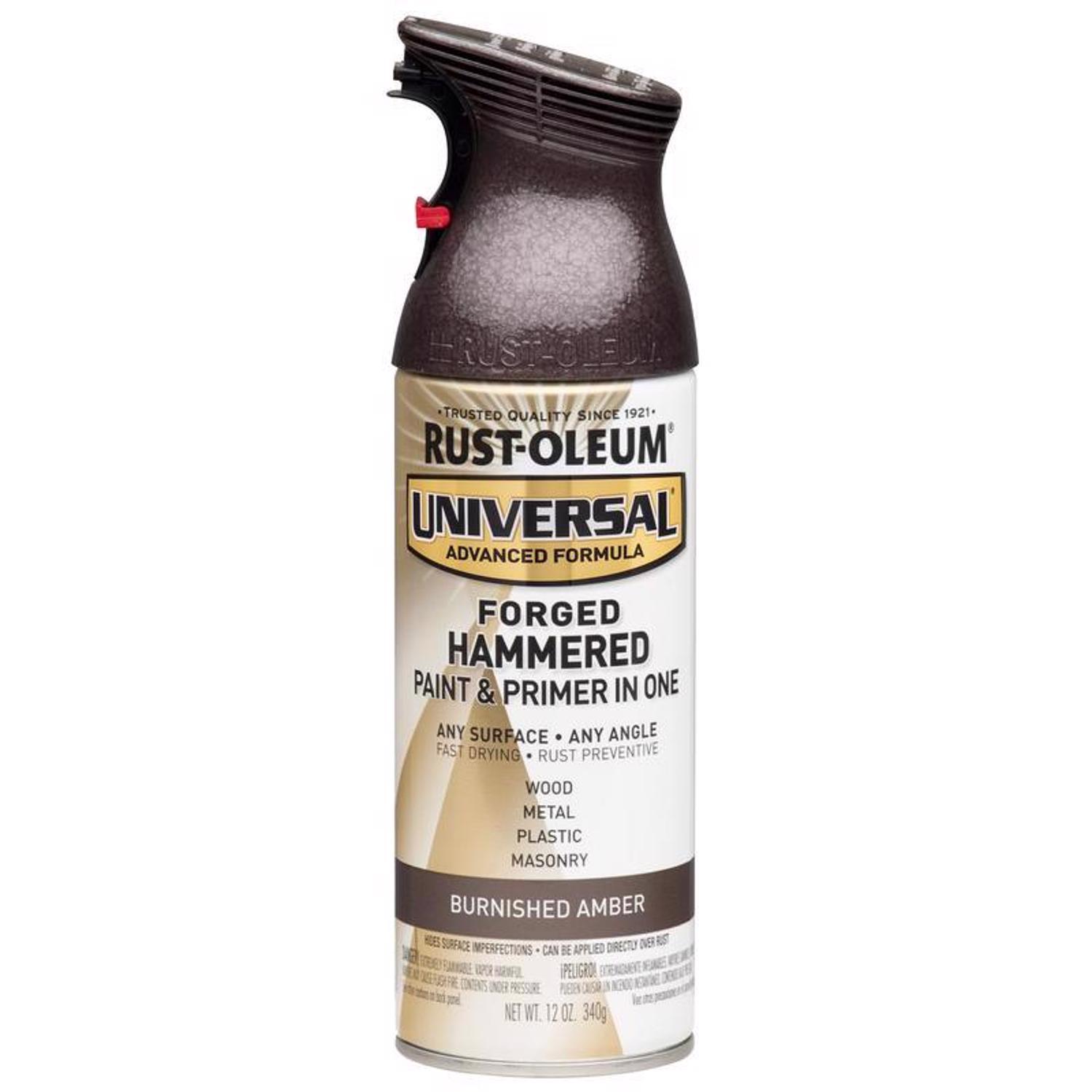 Rust-Oleum Universal Hammered Burnished Amber Spray Paint 12 oz