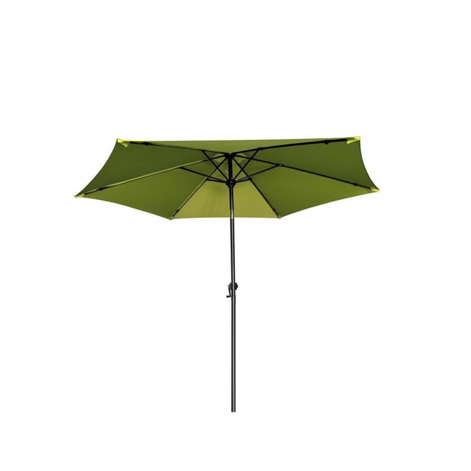 Living Accents 9 ft. Tiltable Spring Green Market Umbrella