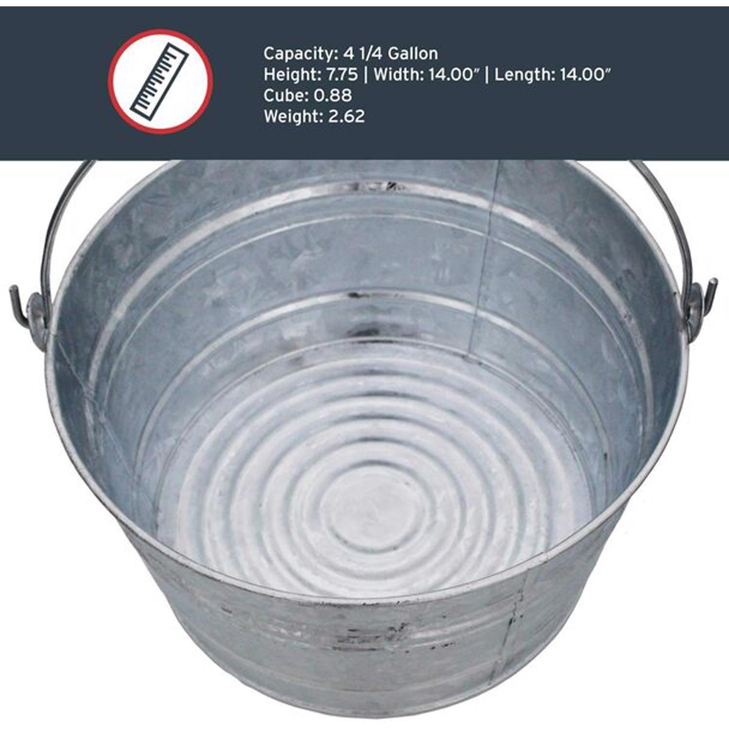 Behrens 4.25 gal Pail Gray